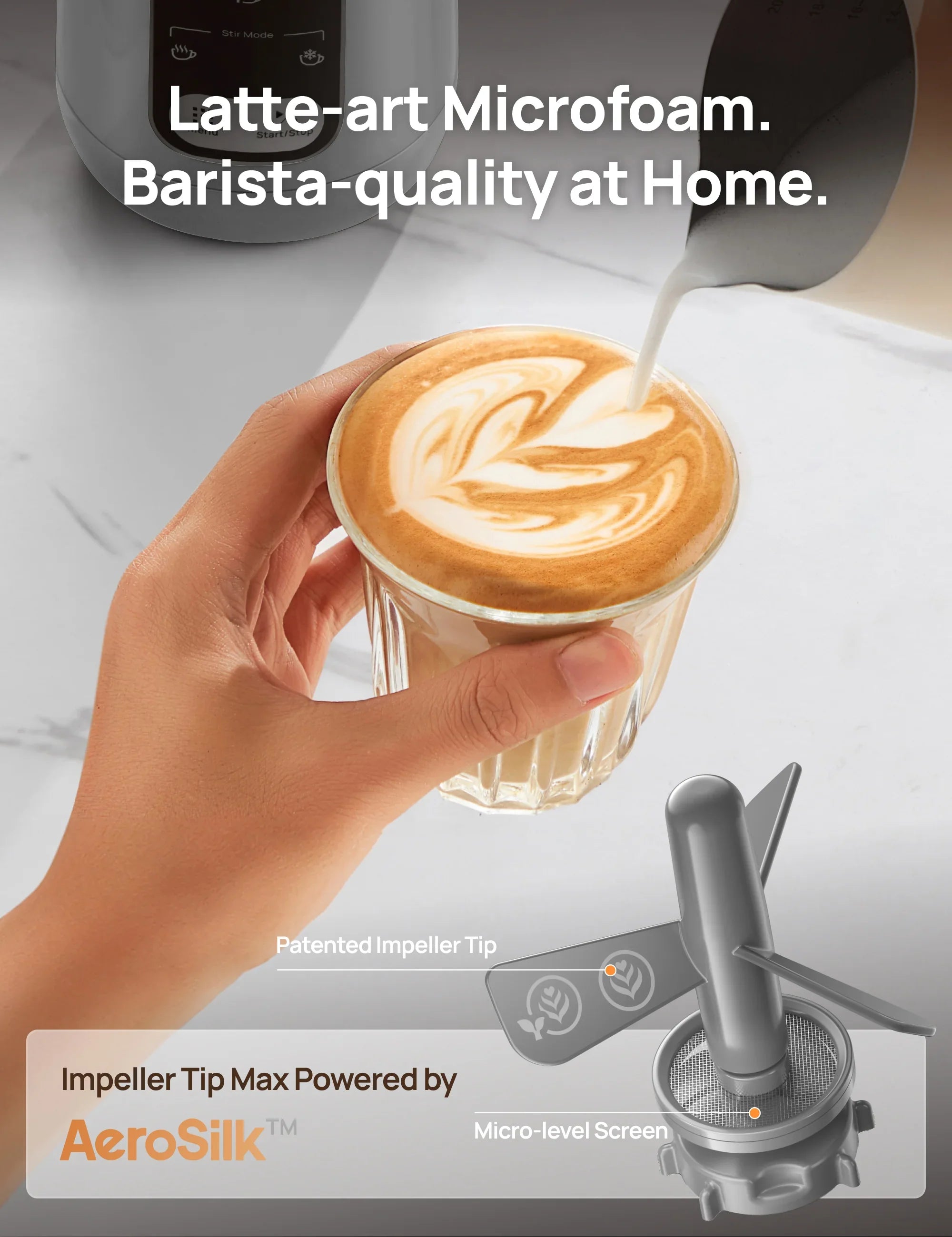 BaristaMaker Milk Frother Air - DREO