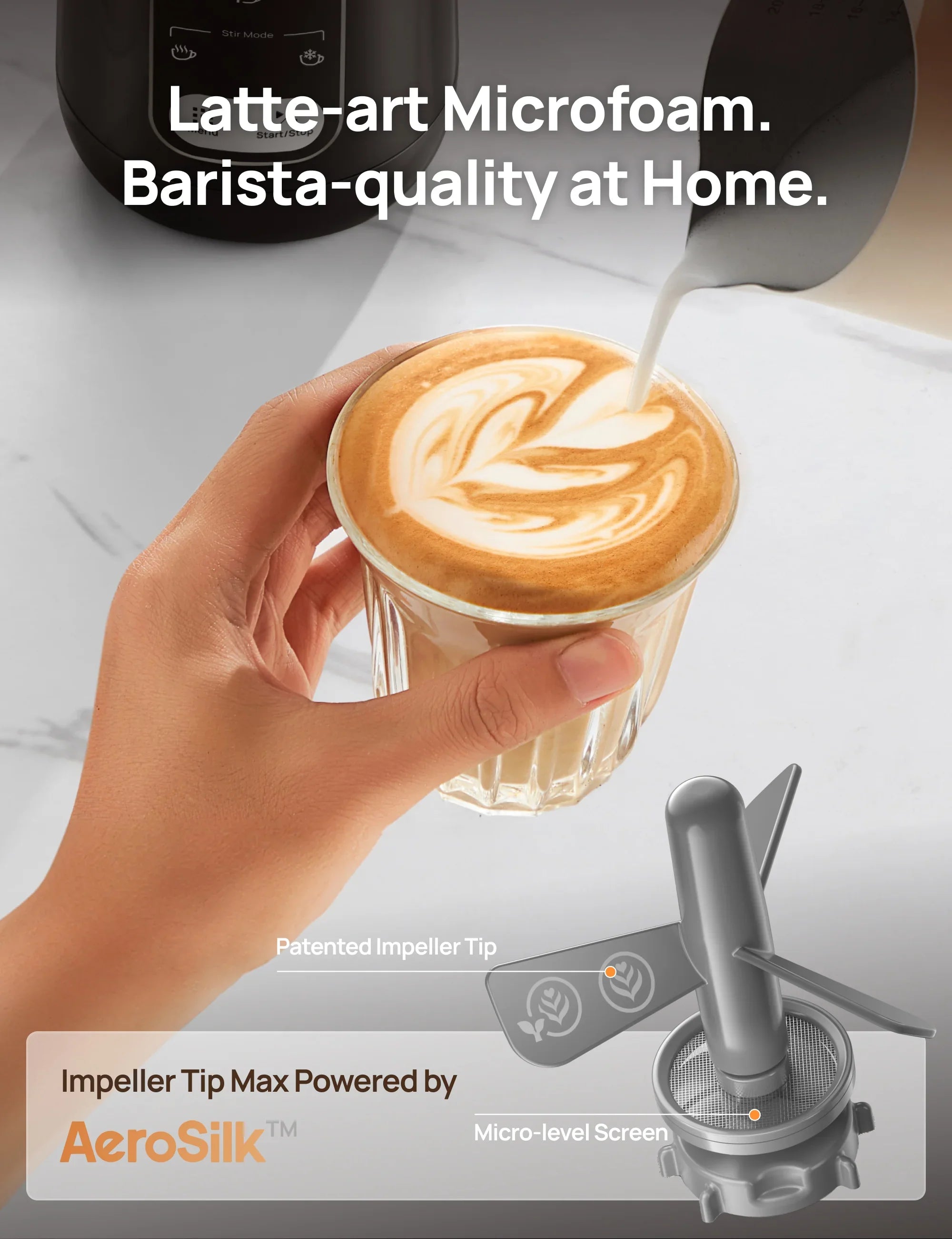BaristaMaker Milk Frother Air - DREO
