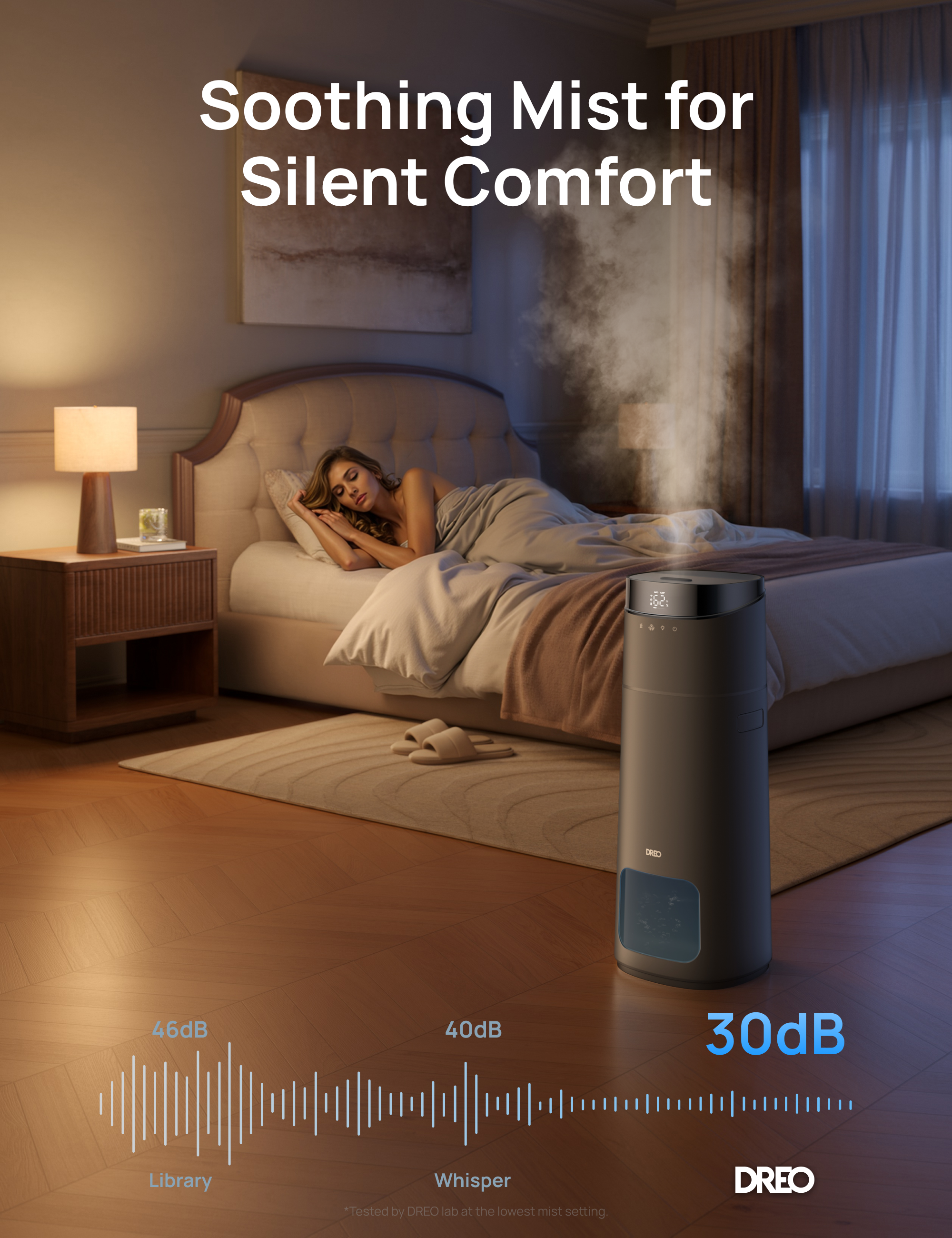 Soothing Mist for
Silent Comfort