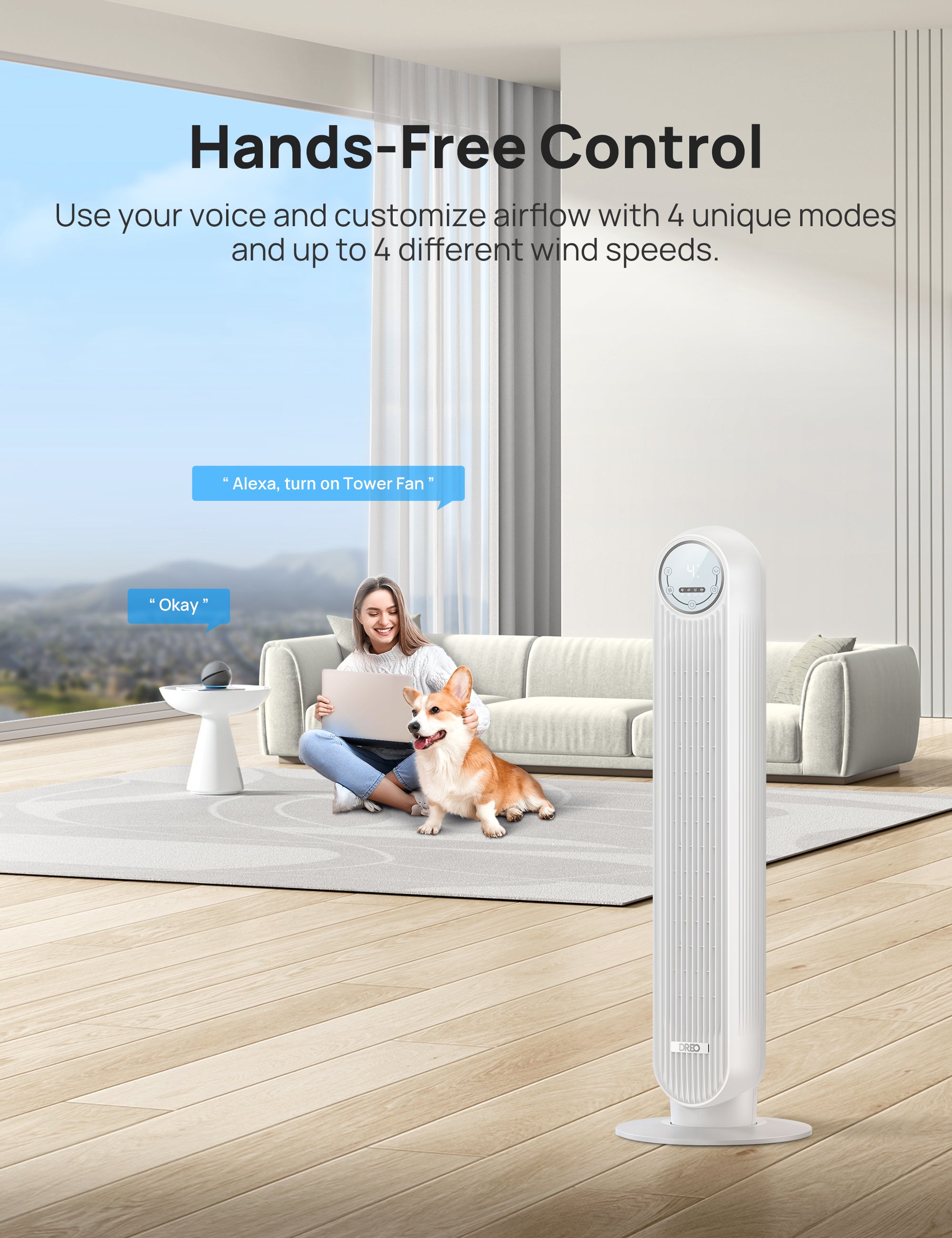 Smart Tower Fan Nomad One S
