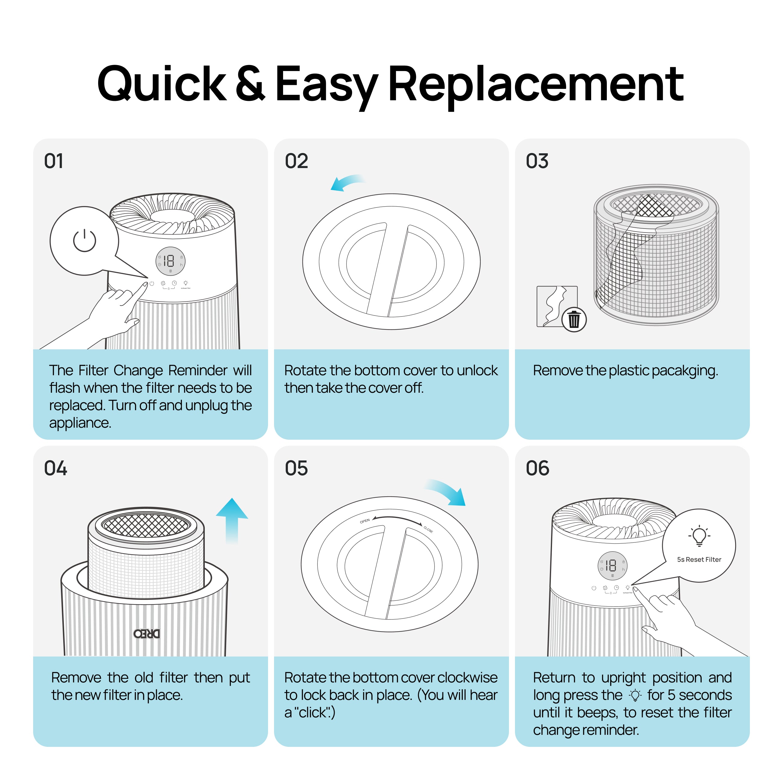 Quick & Easy Replacement