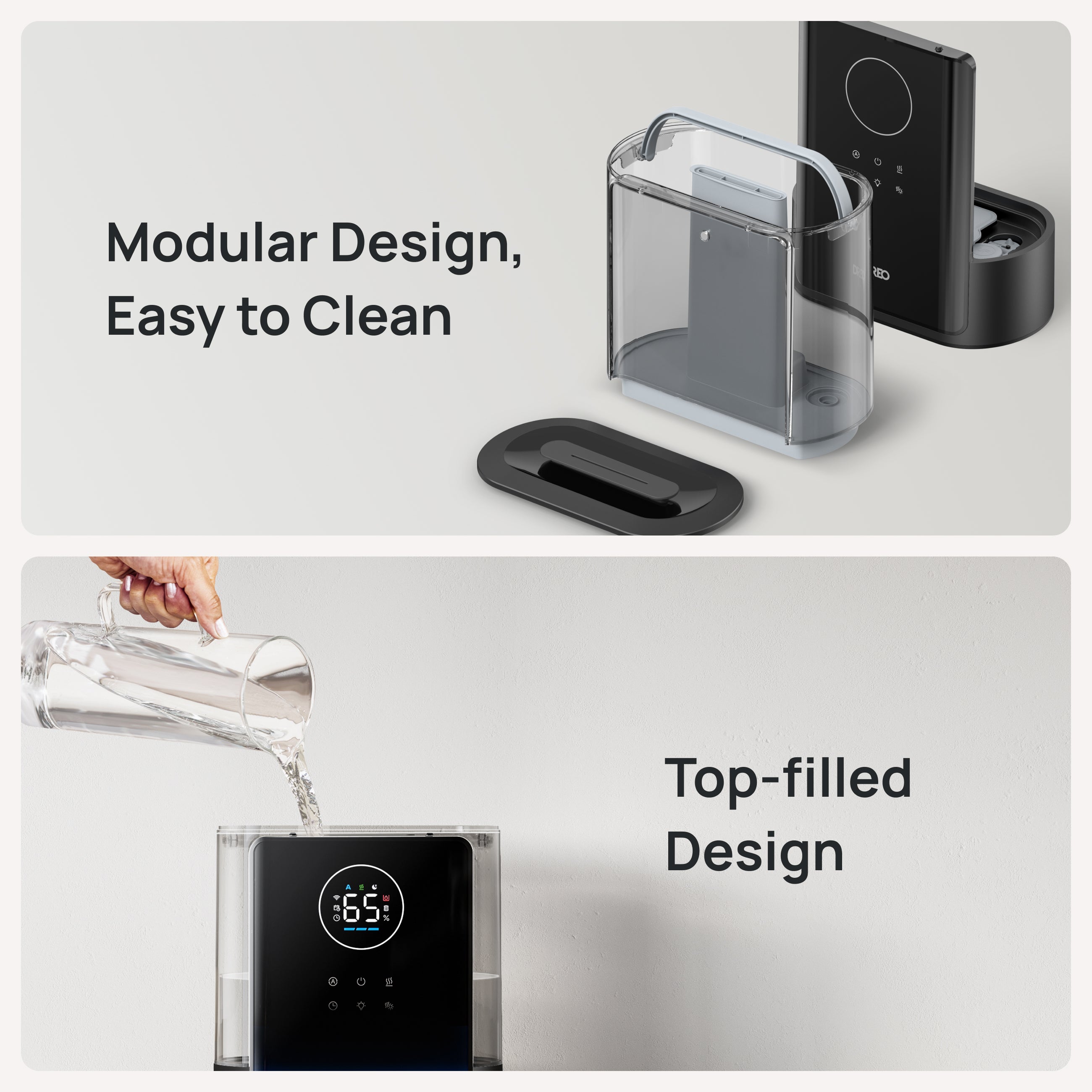 Smart Humidifier 717S 8L with Demineralization Cartridge