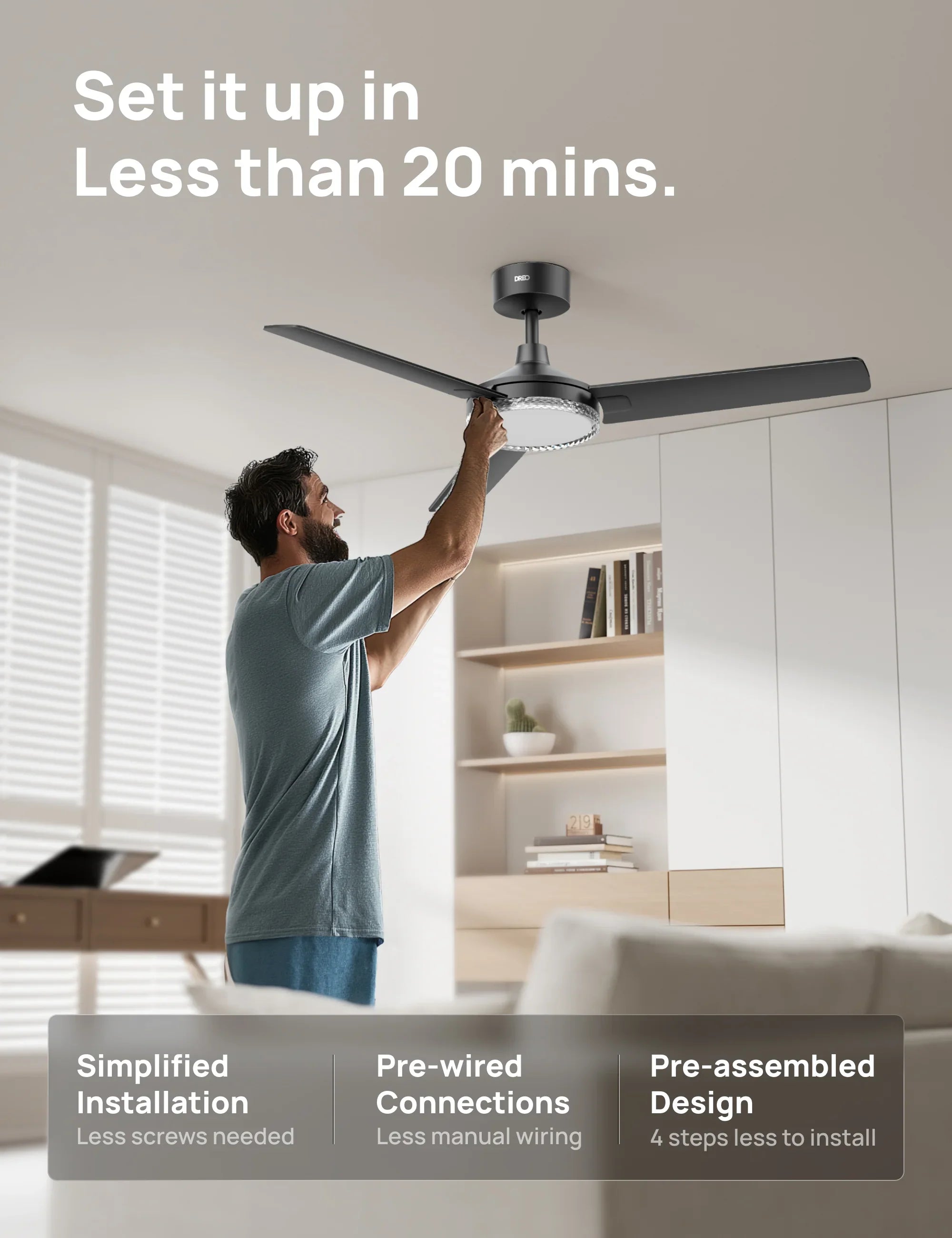 Smart Ceiling Fan CLF334S - DREO