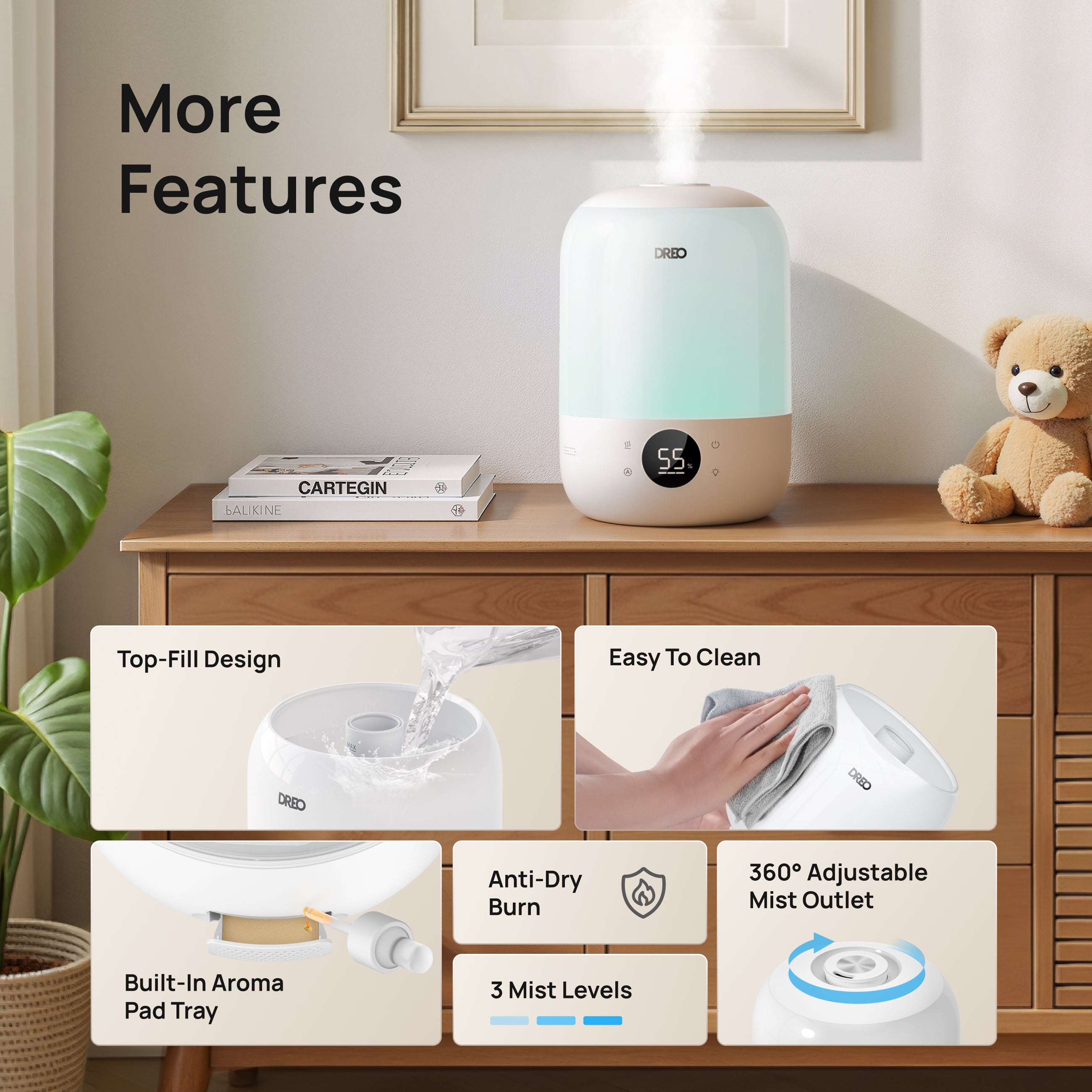 More
Features