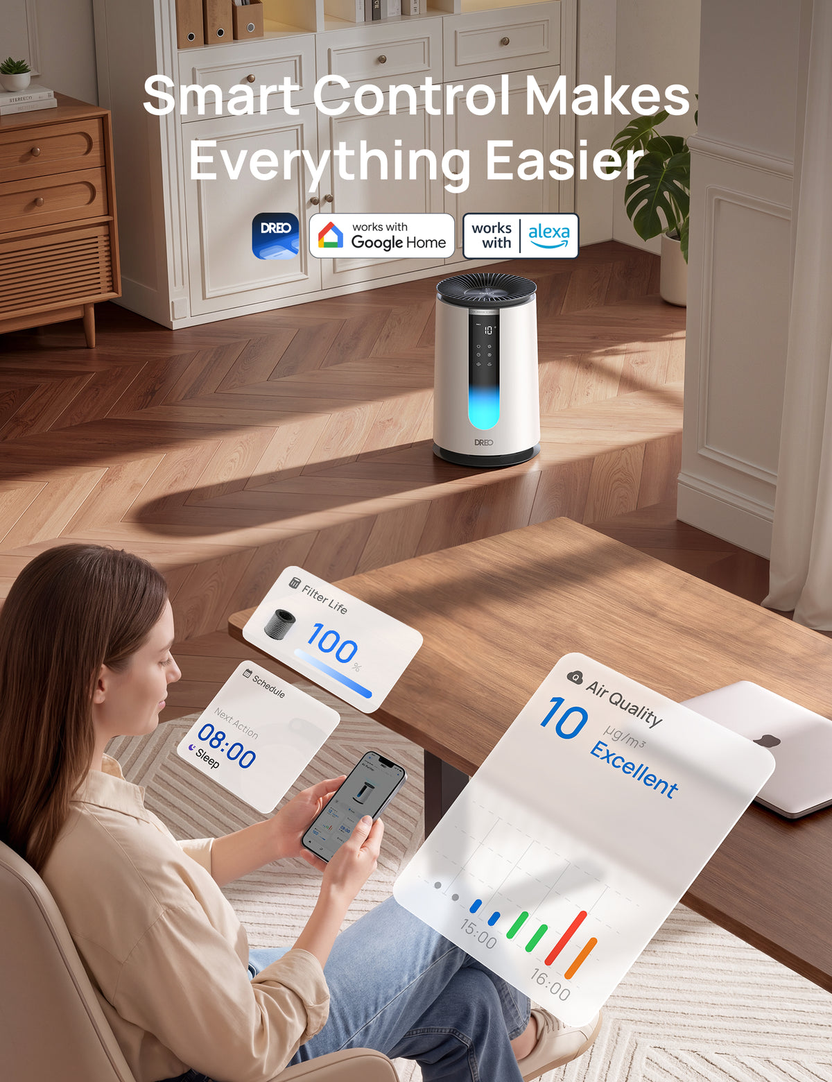 Air Purifier 338S with Replacement Filter
