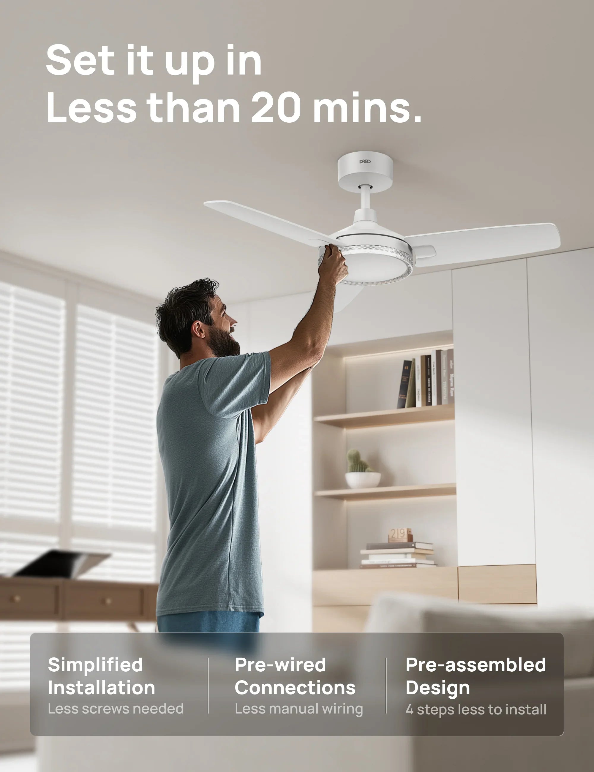Smart Ceiling Fan CLF325S - DREO