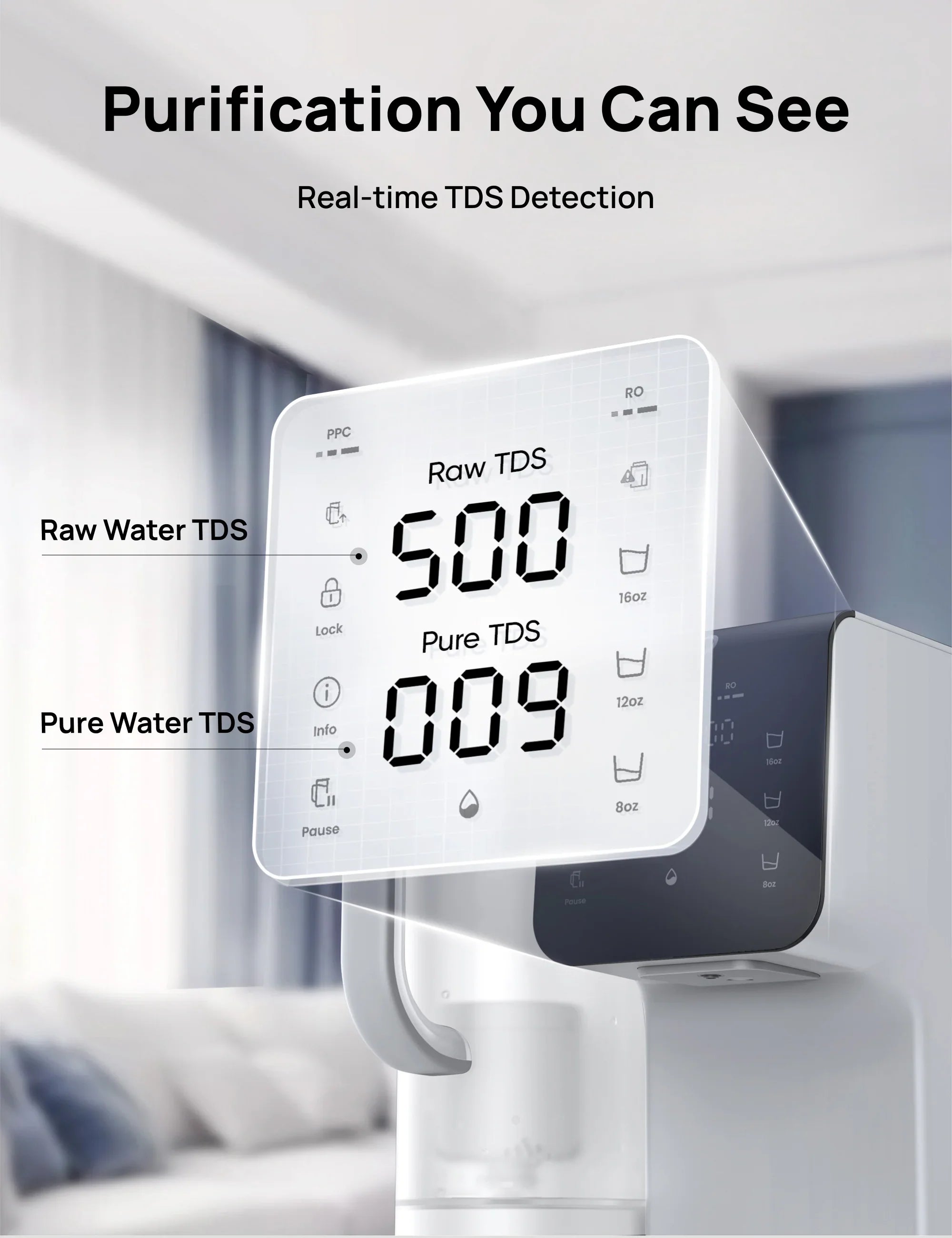 RO Countertop Water Filter WF511 - DREO