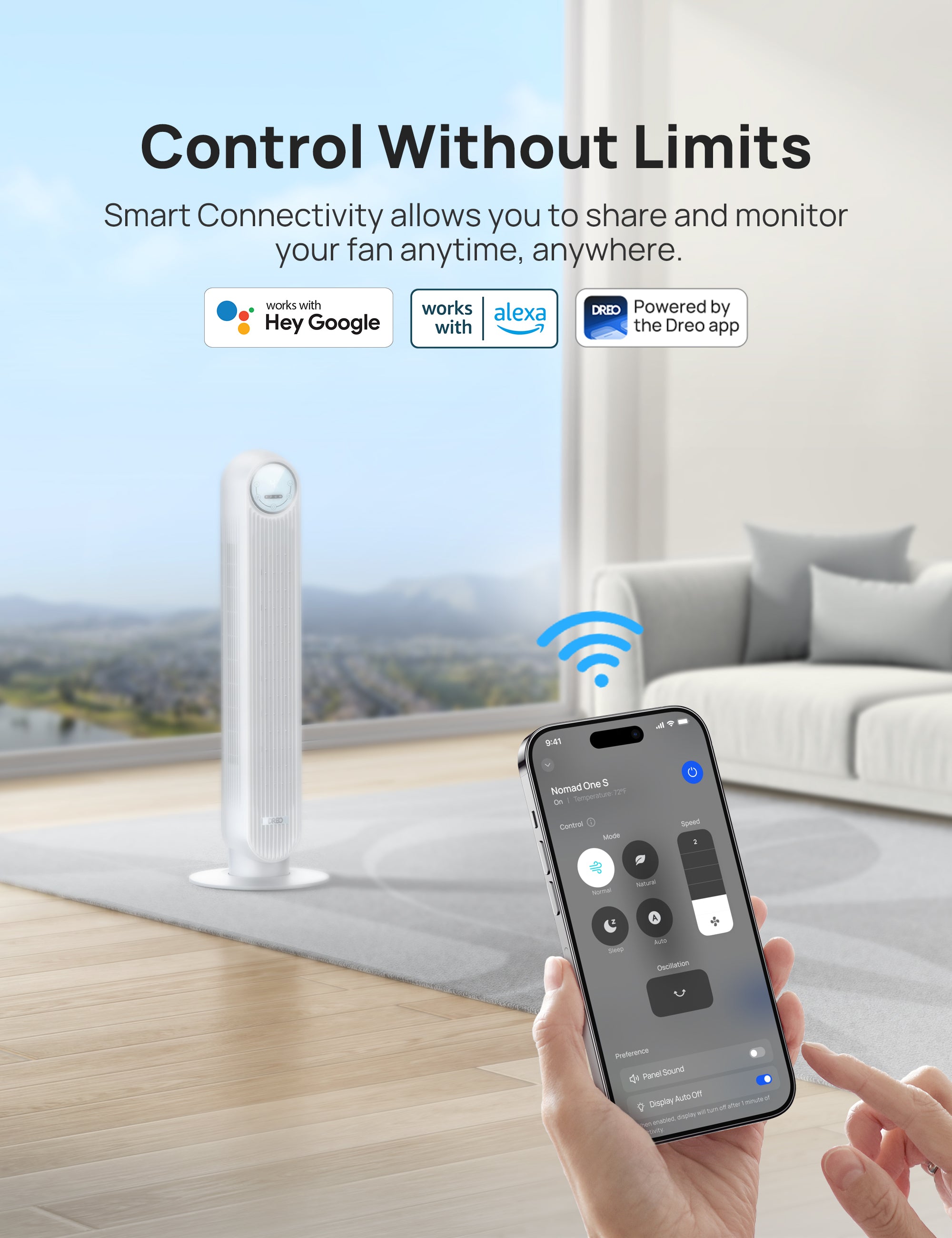 Smart Tower Fan Nomad One S