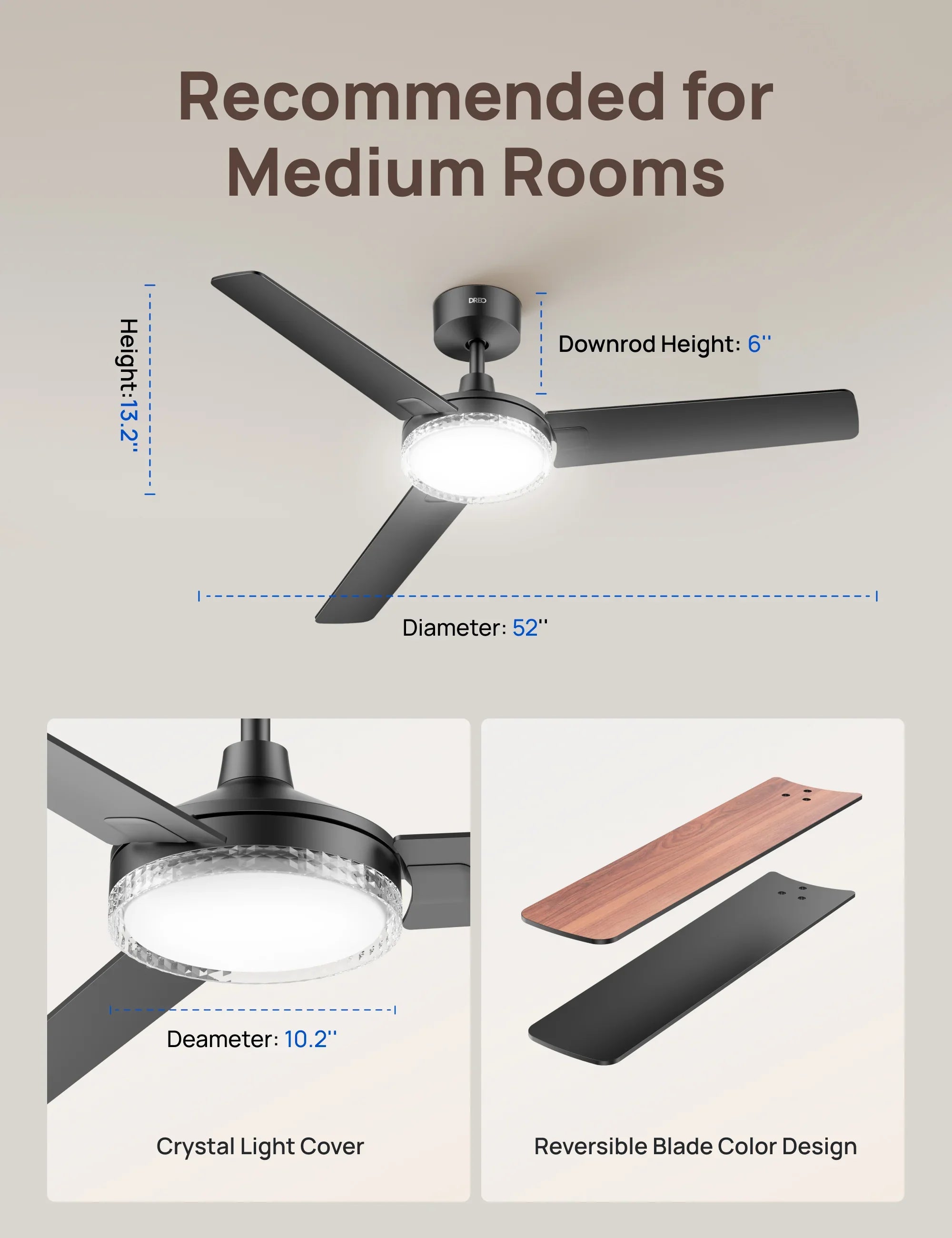Ceiling Fan CLF334 - DREO