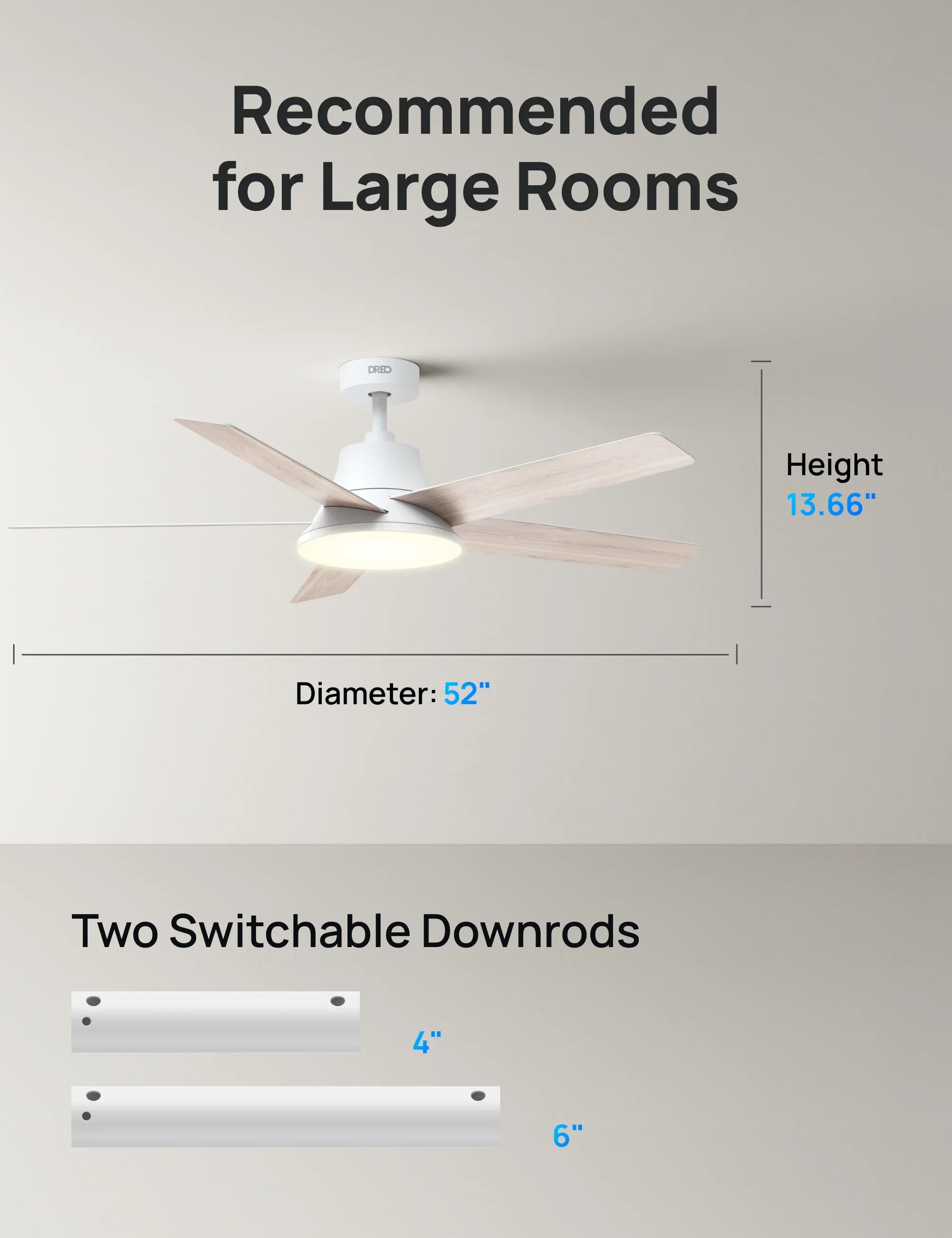 Smart Ceiling Fan CLF521S - DREO