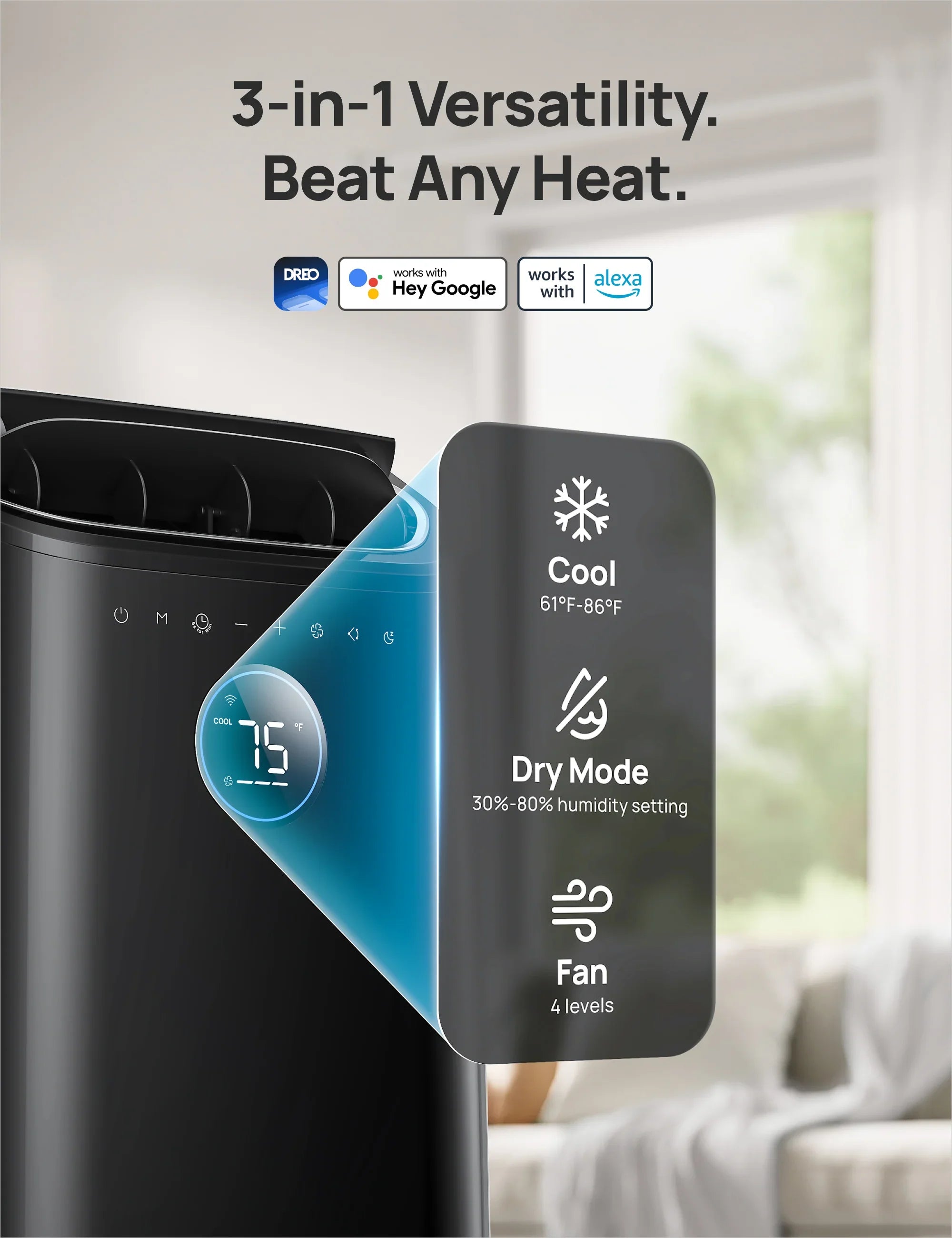 Smart Air Conditioner AC515S (New) - DREO