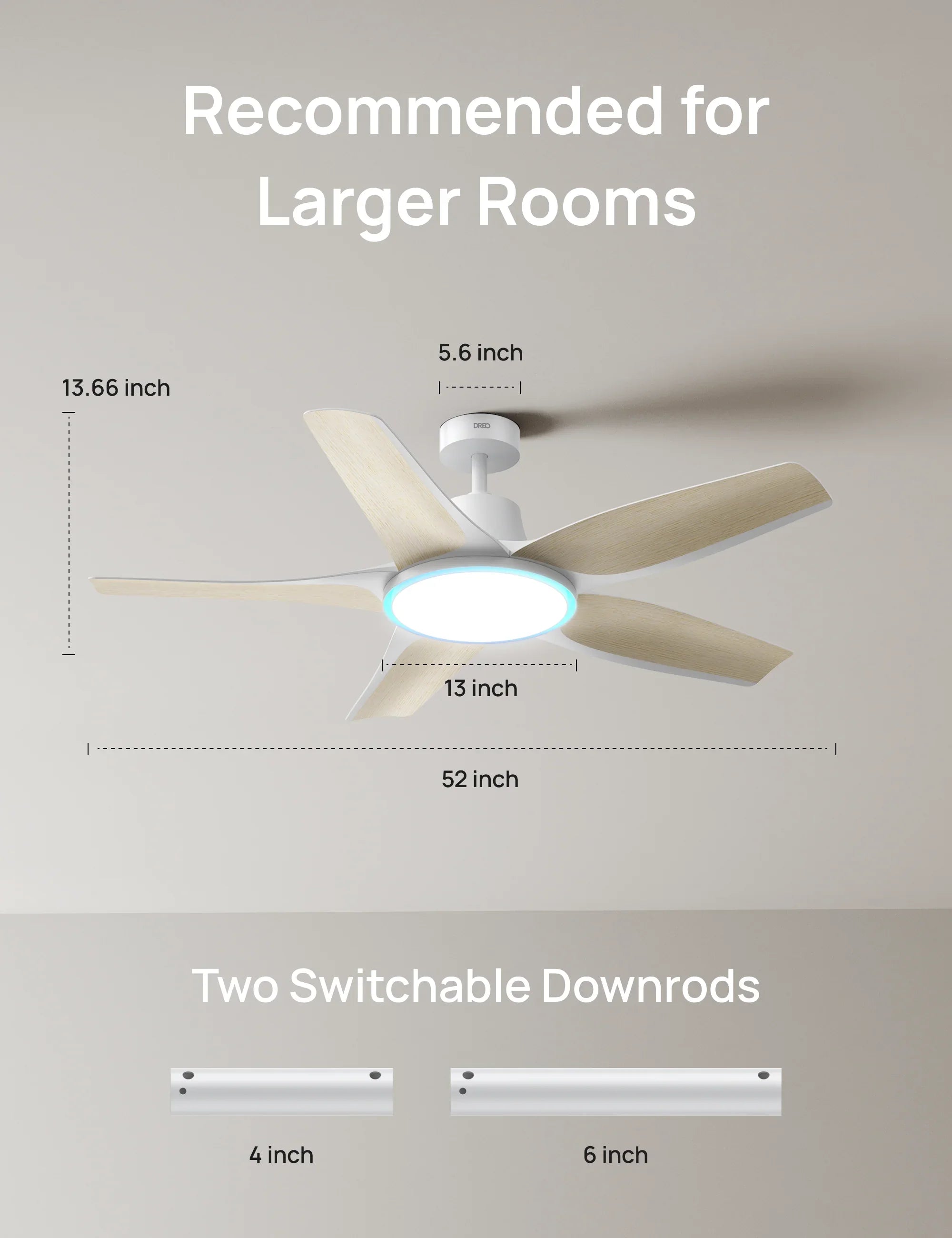 Smart Ceiling Fan CLF712S - DREO