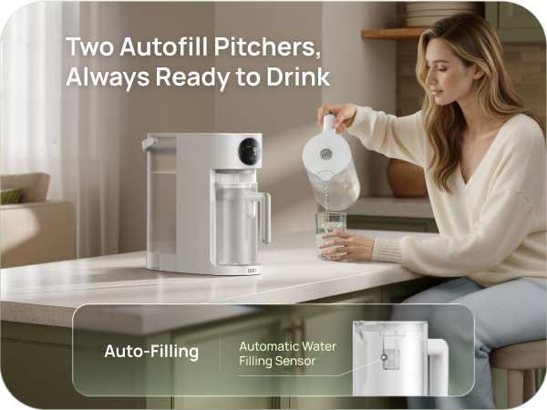 Two Autofill Pitchers