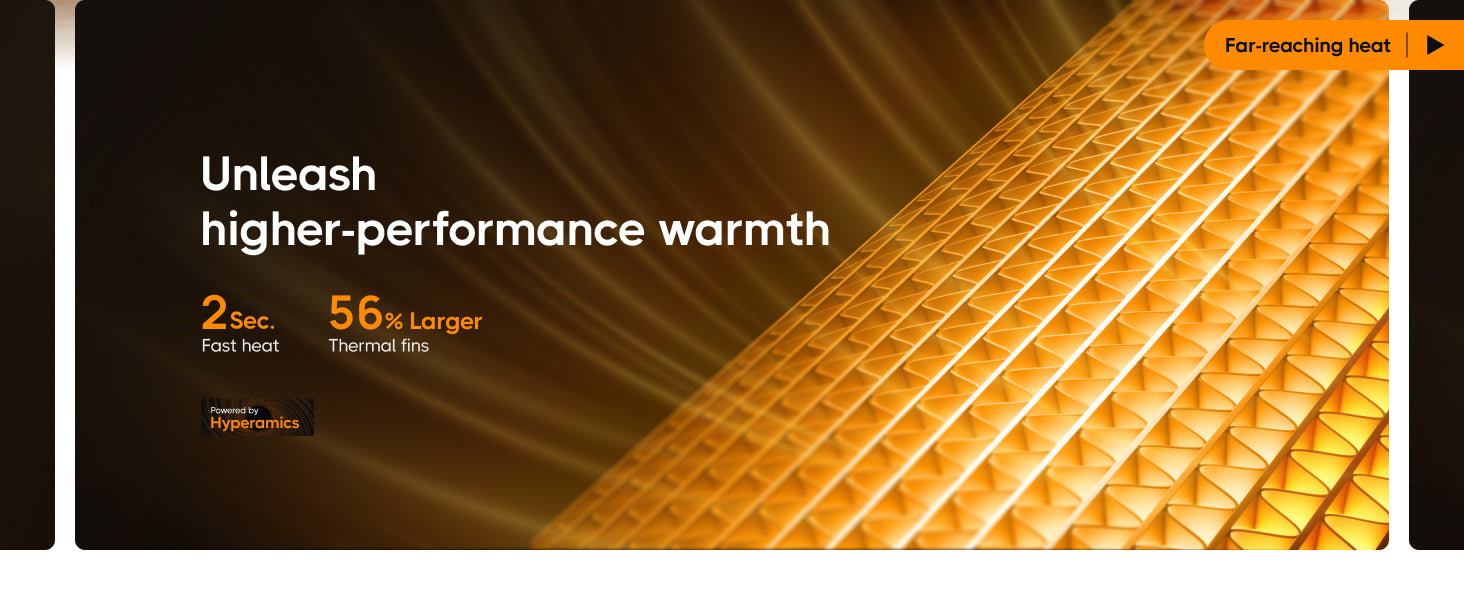 Unleash
higher-performance warmth