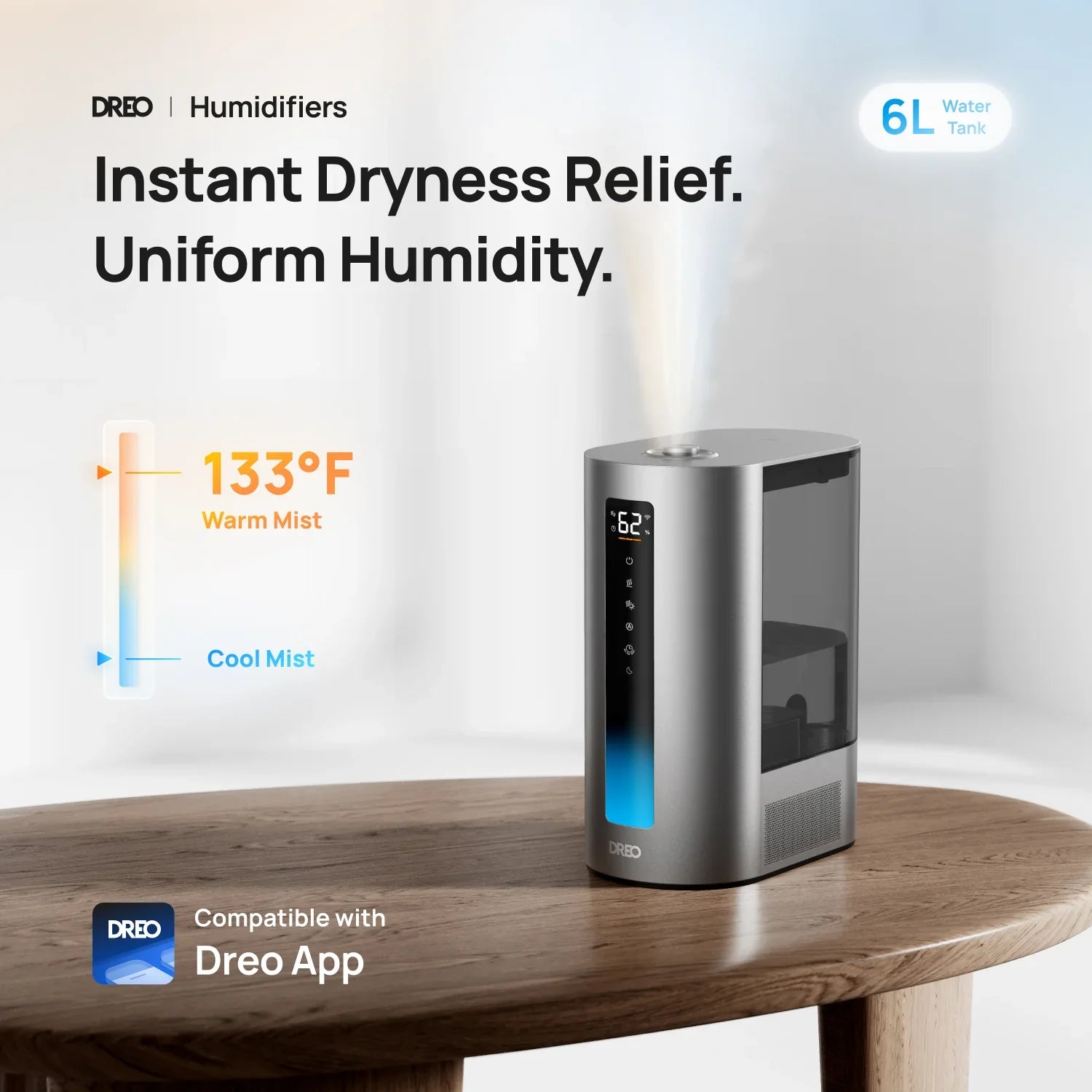 Smart Humidifier HM713S 6L - DREO