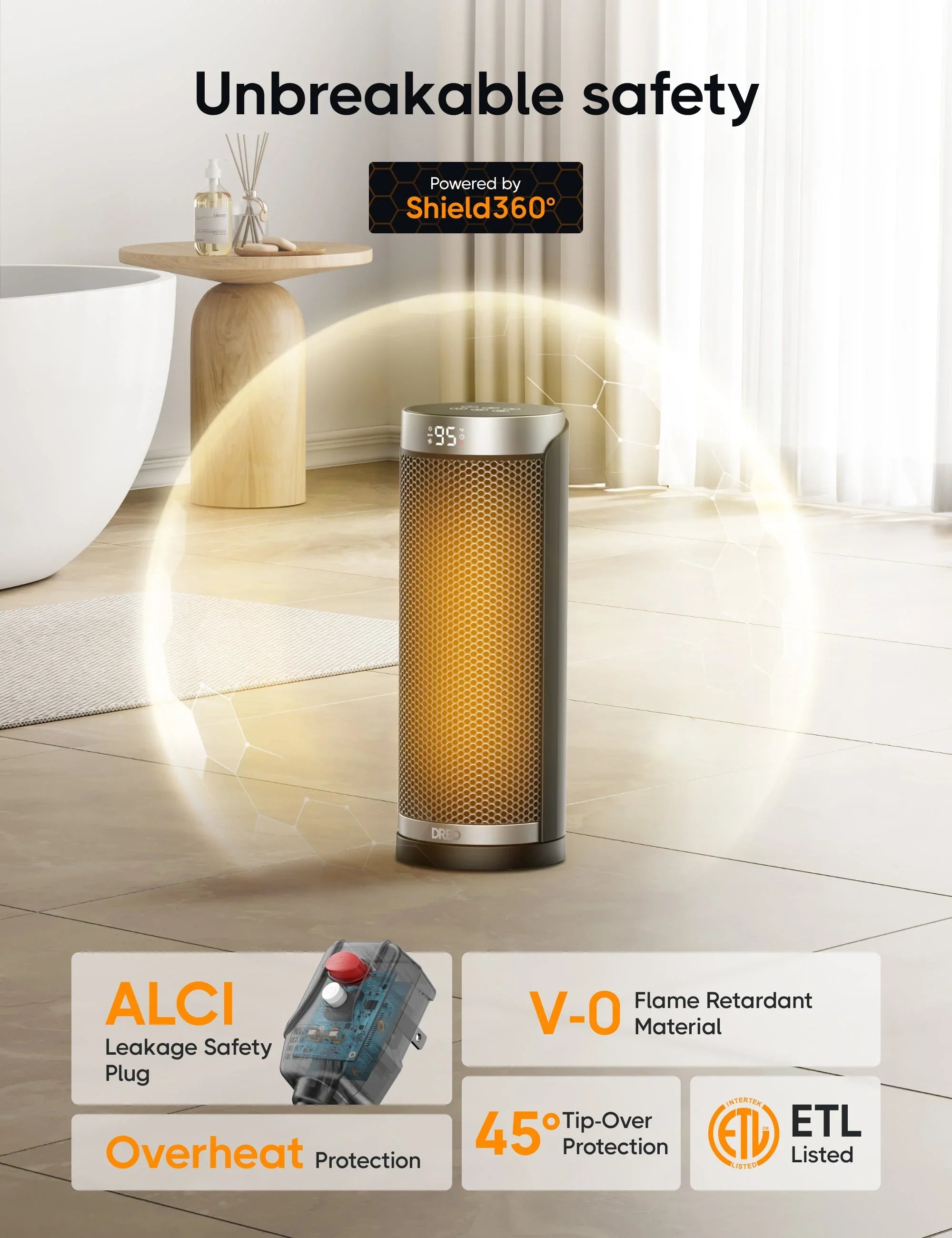 Space Heater Solaris Slim H3 (ALCI) - DREO