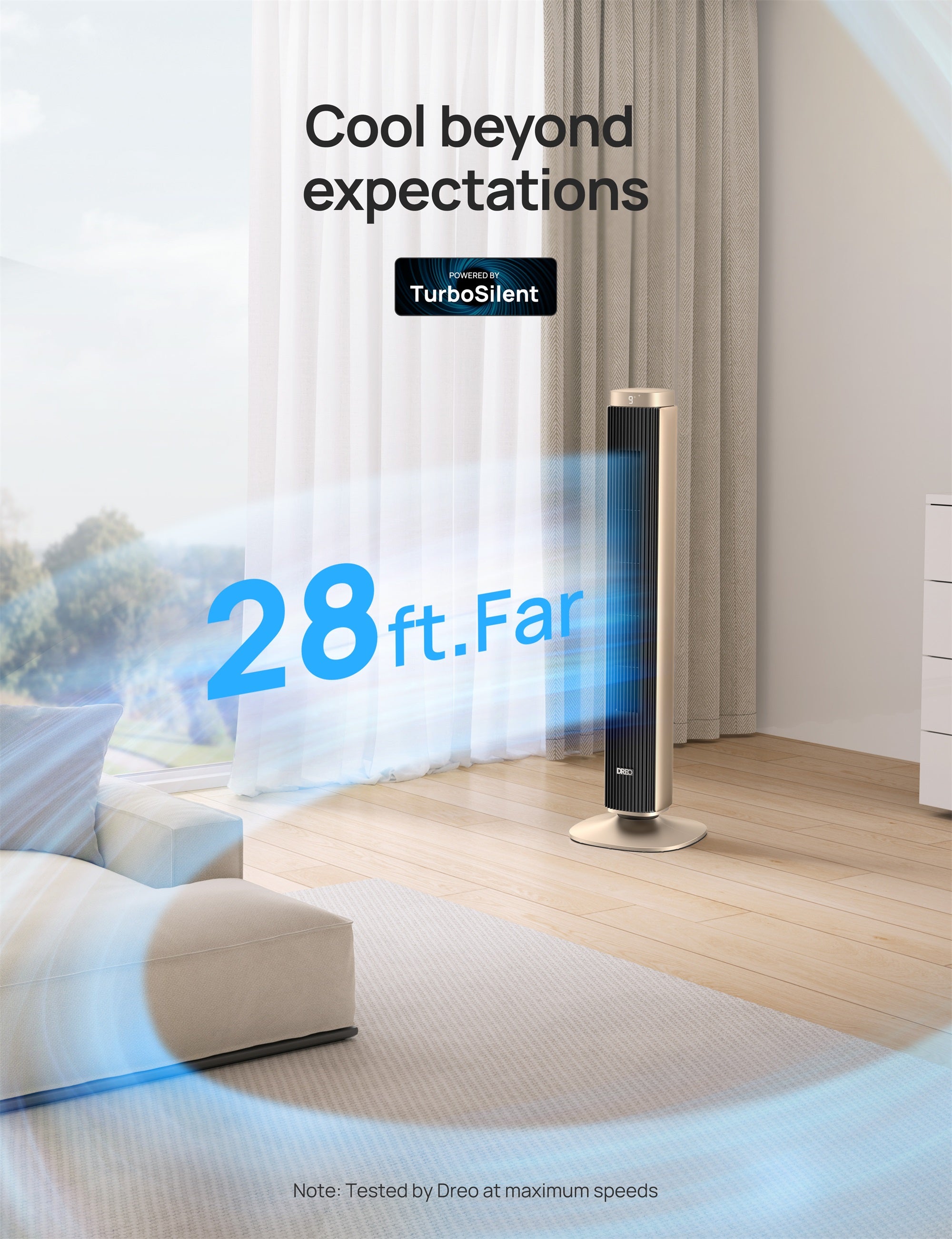 Smart Tower Fan Pilot Pro S