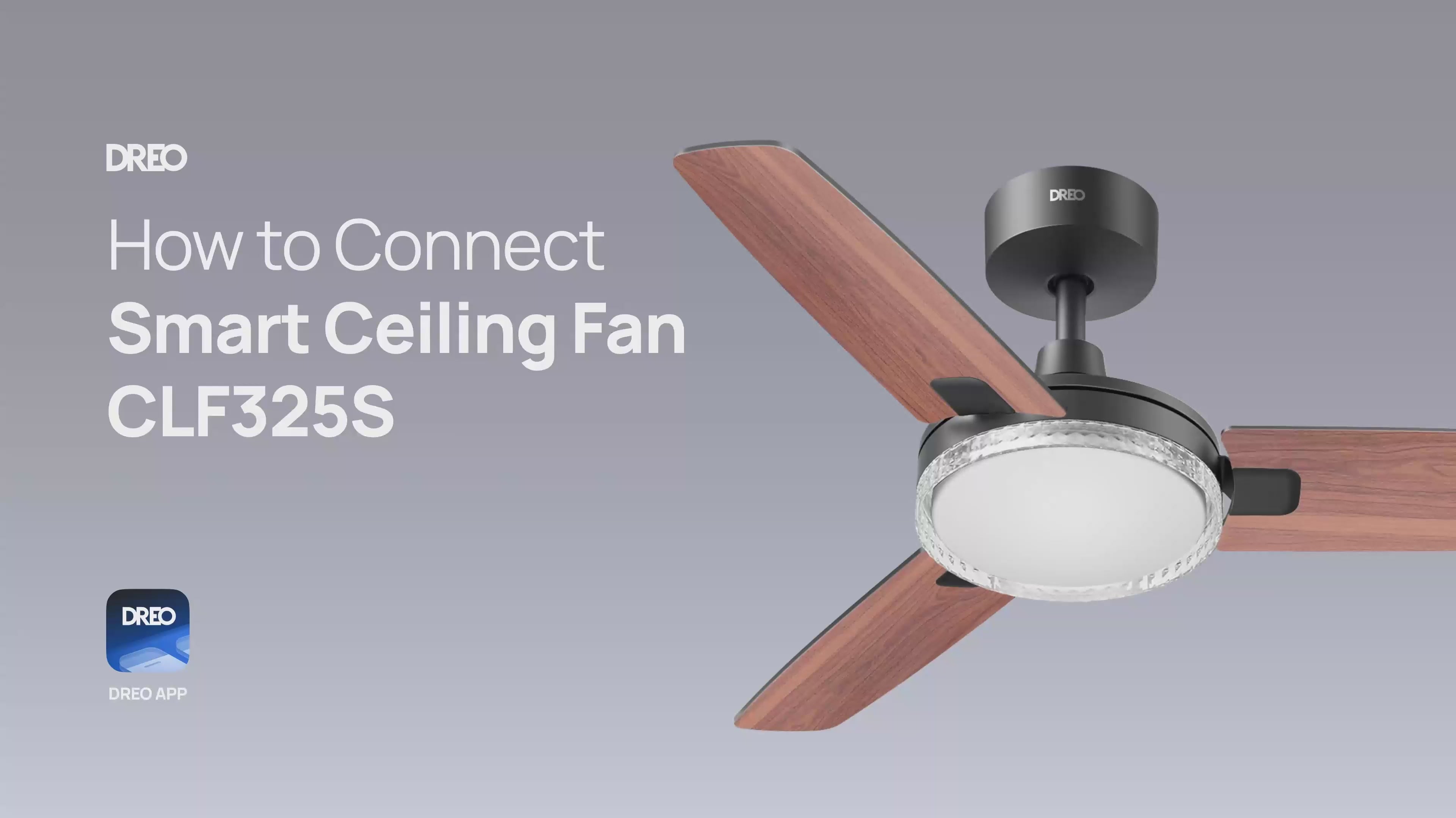 How to Connect Smart Ceiling Fan CLF325S