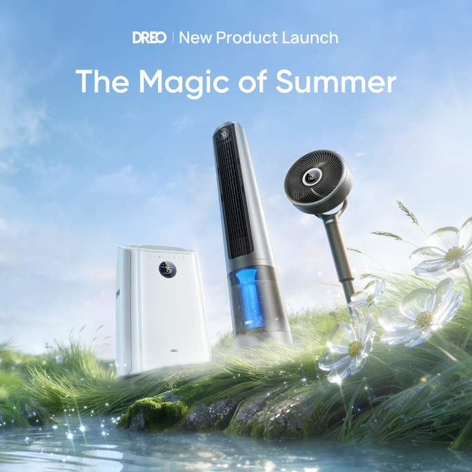 DREO Unveils 2026 Summer Lineup, Led by TurboCool™ Technology for Next-Gen Cooling