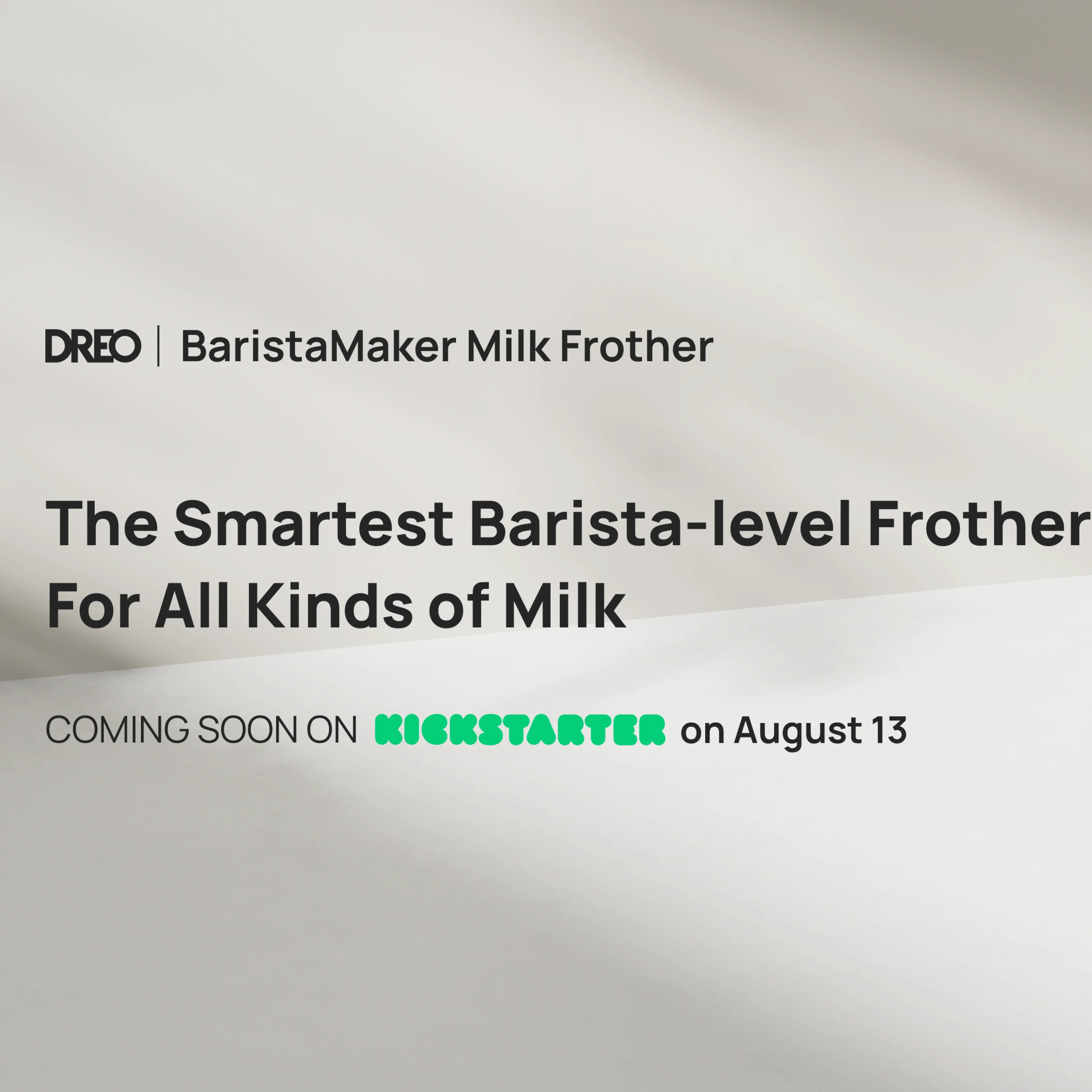 DREO Unveils BaristaMaker: The Ultimate Smart Milk Frother for Perfect Latte Art and Creative Drinks - DREO
