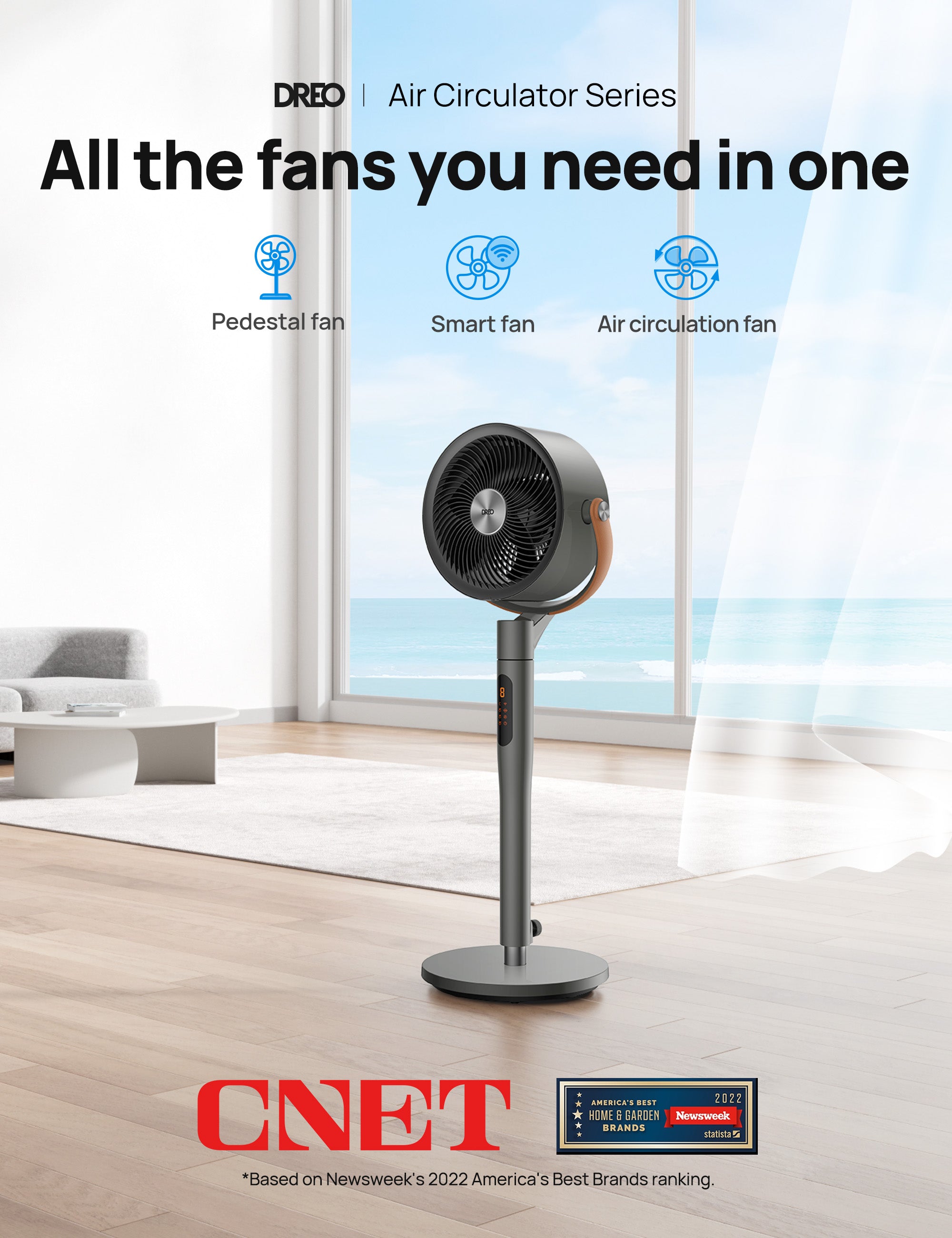 DREO TurboPoly™ Fan 513S