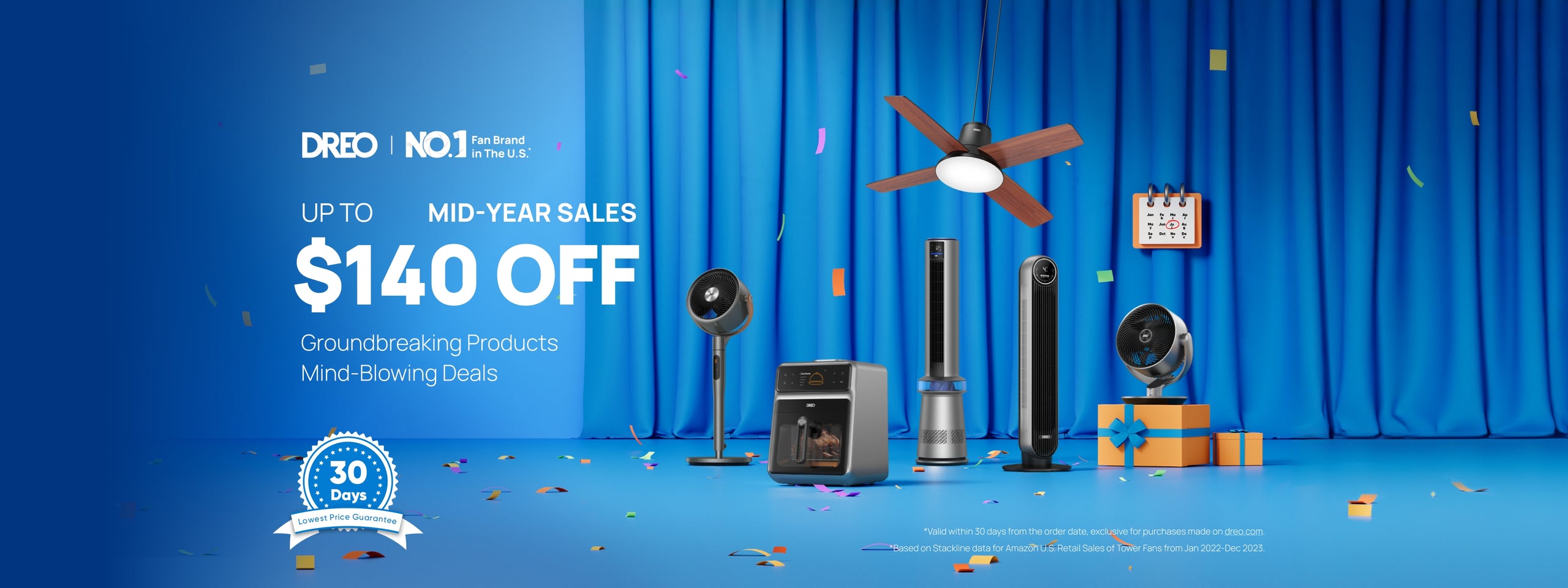DREO mid year sales on Appliances $85.00