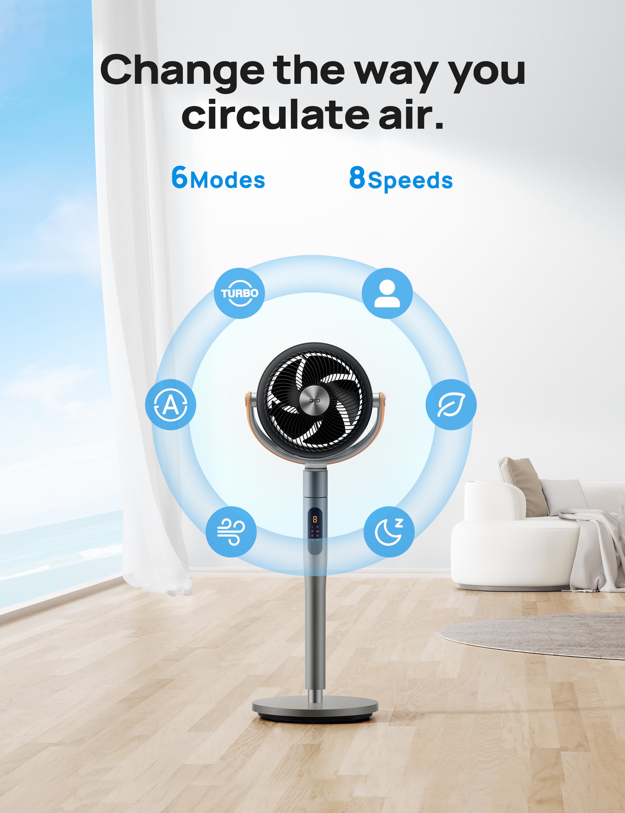 DREO TurboPoly™ Fan 513S