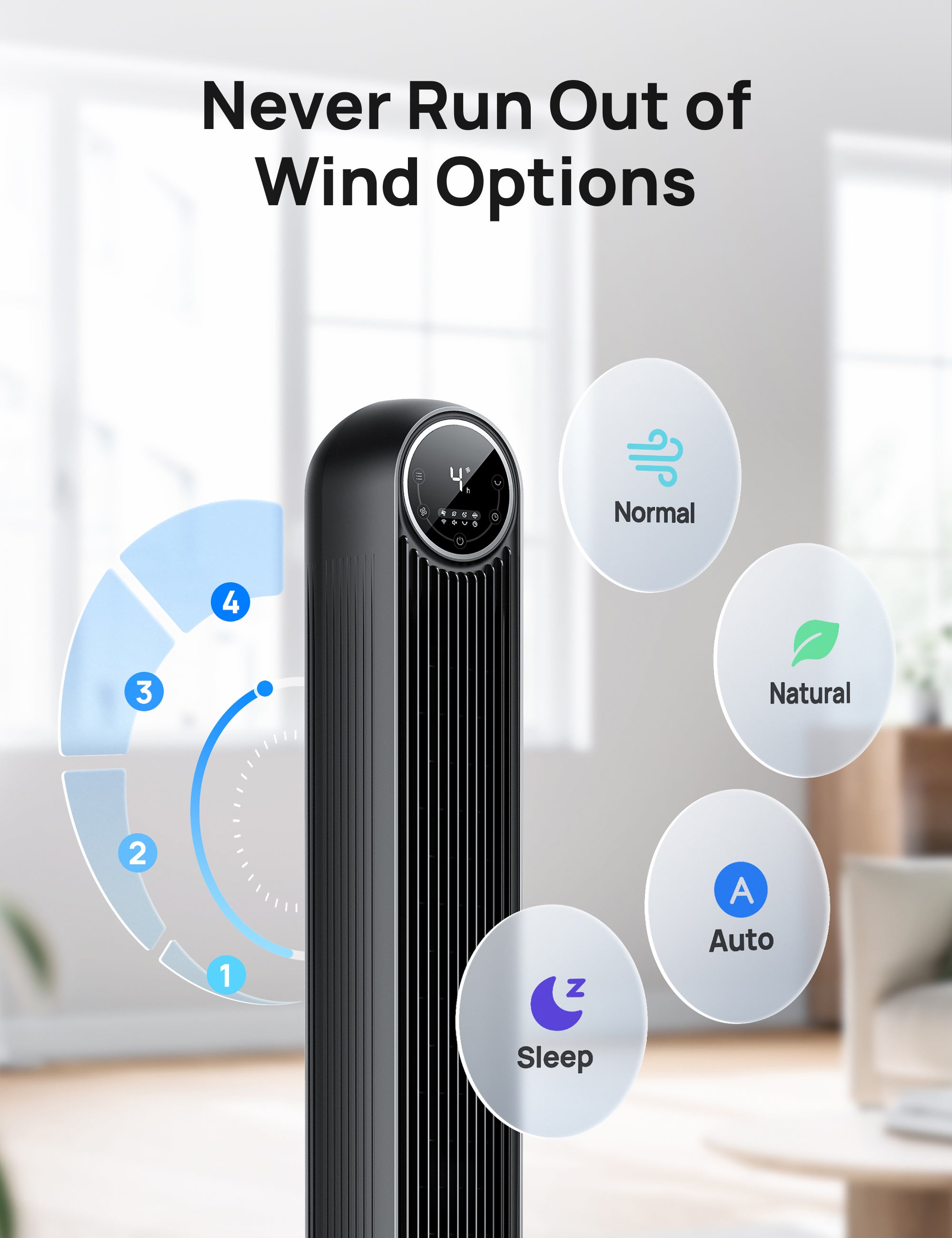 Never Run Out of Wind Options