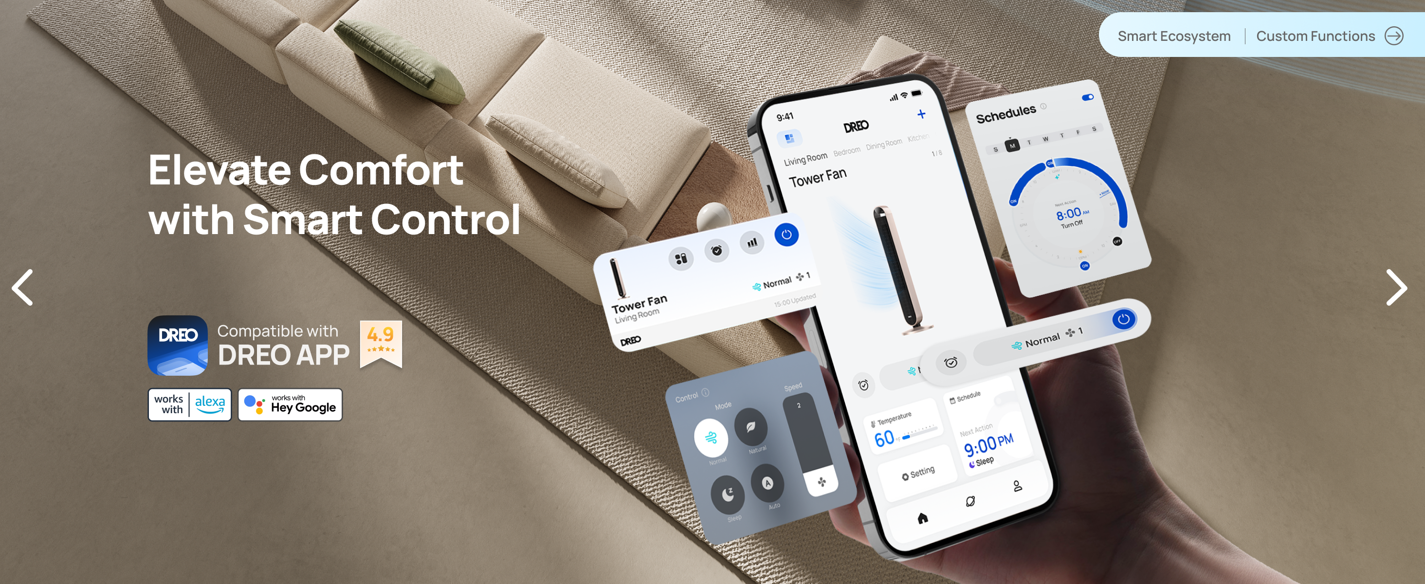 Elevate Comfort
with Smart Control