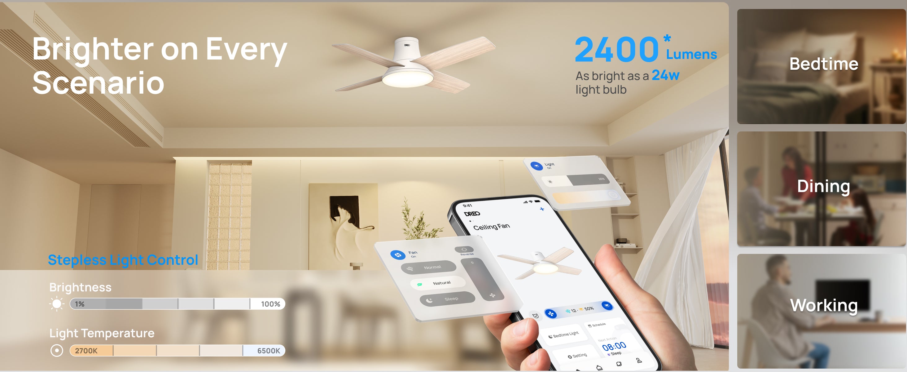 Smart Ceiling Fan 513S