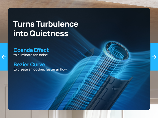 Turns Turbulence
into Quietness