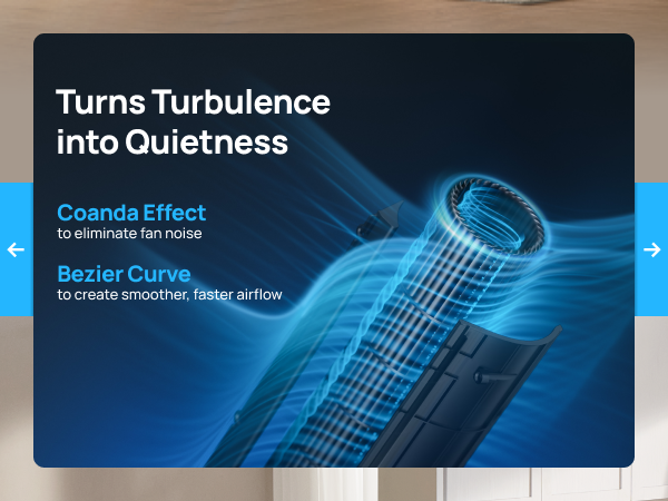 Turns Turbulence
into Quietness
