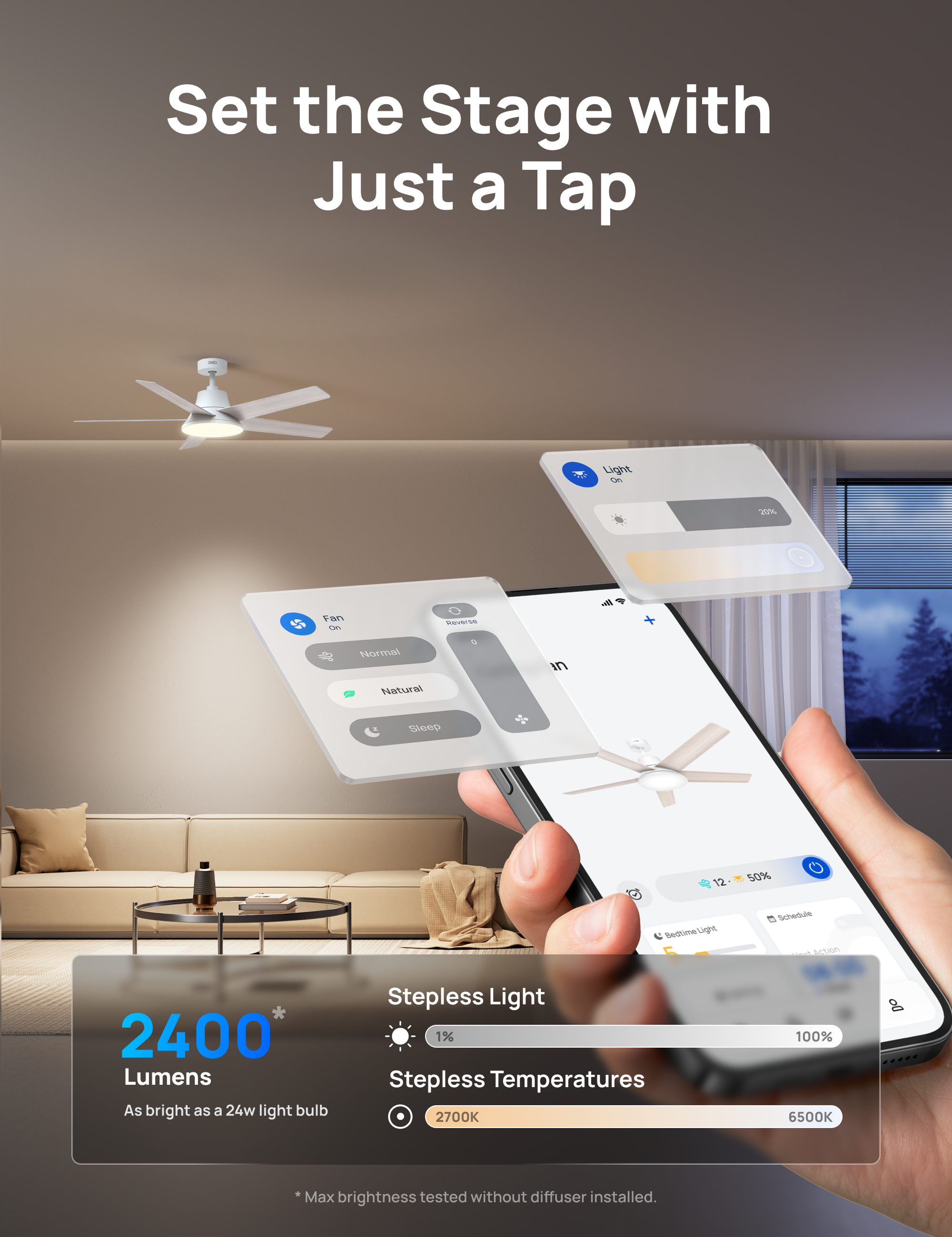 CLF521S Smart Ceiling Fan