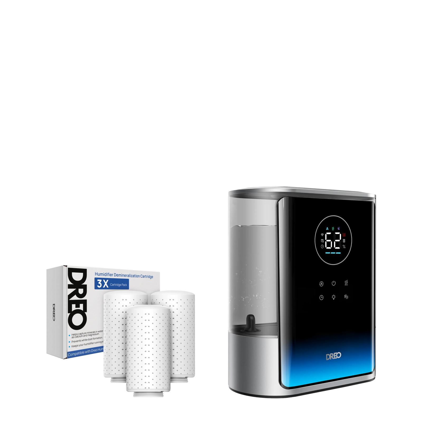 Smart Humidifier 717S 8L with Demineralization Cartridge