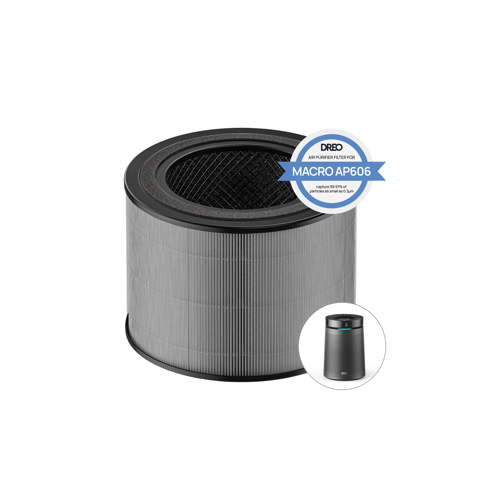 Air Purifier 3-in-1 HEPA Filter For 338
