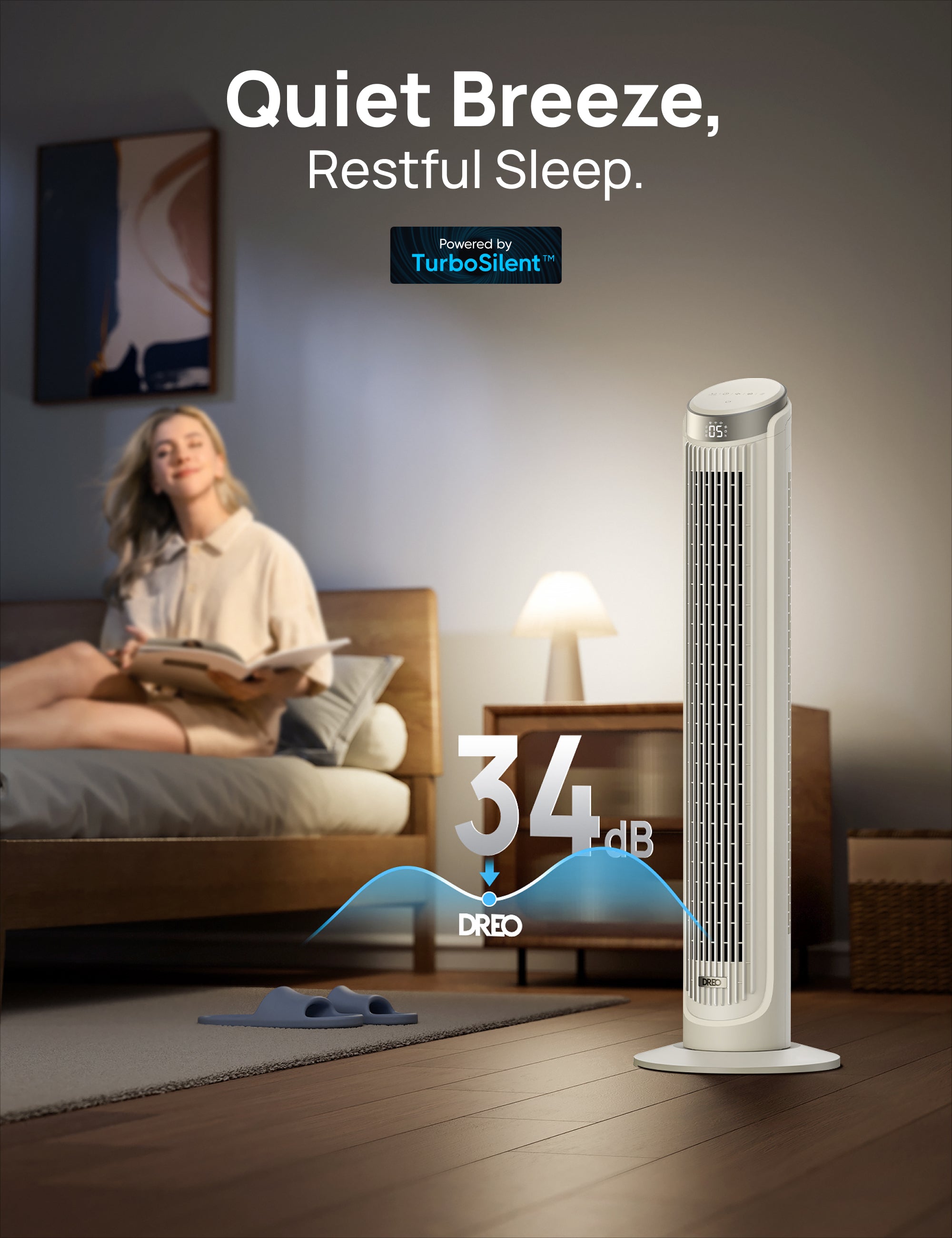 Smart Tower Fan Cruiser Pro T3S 26ft/s