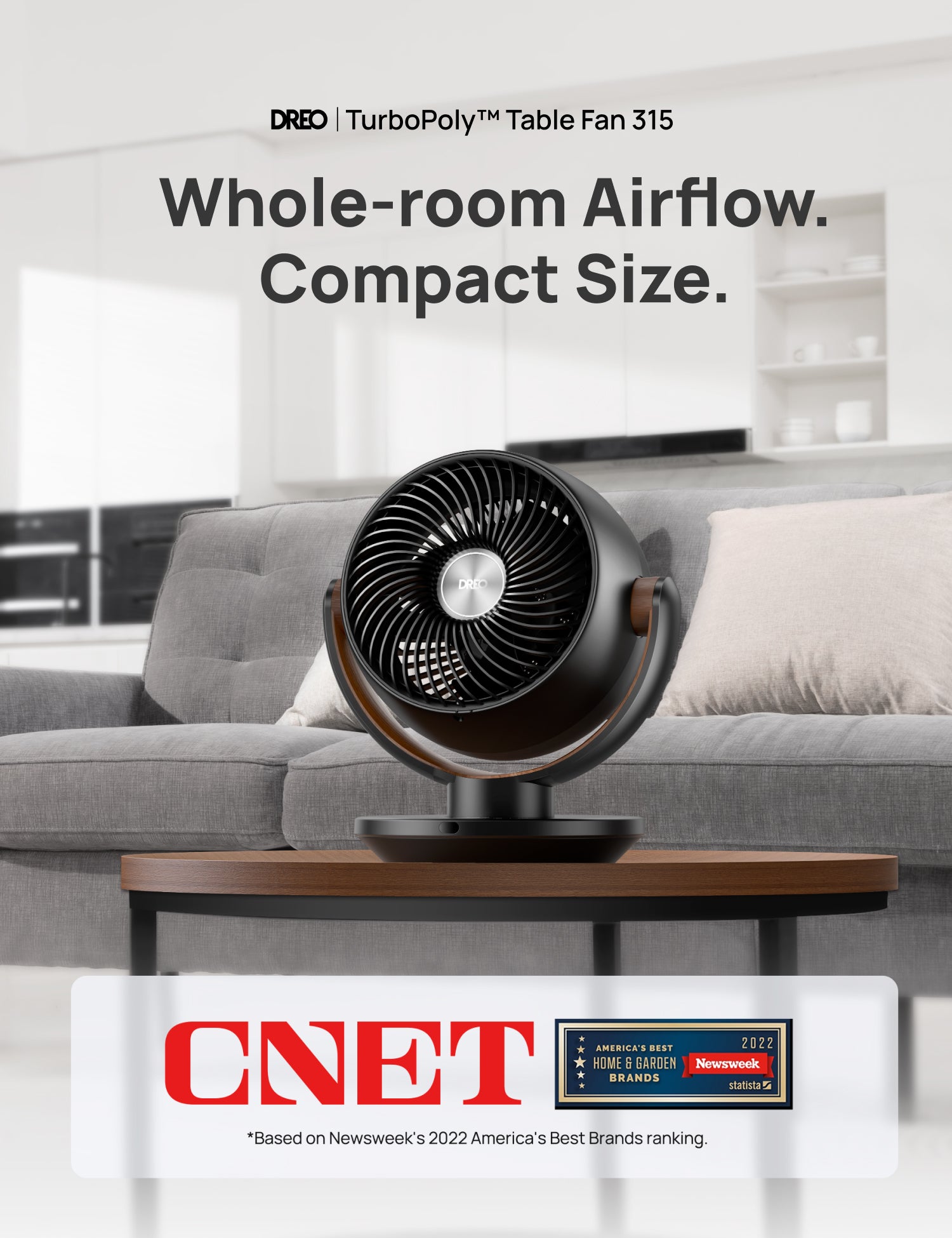 TurboPoly™ Table Fan 315