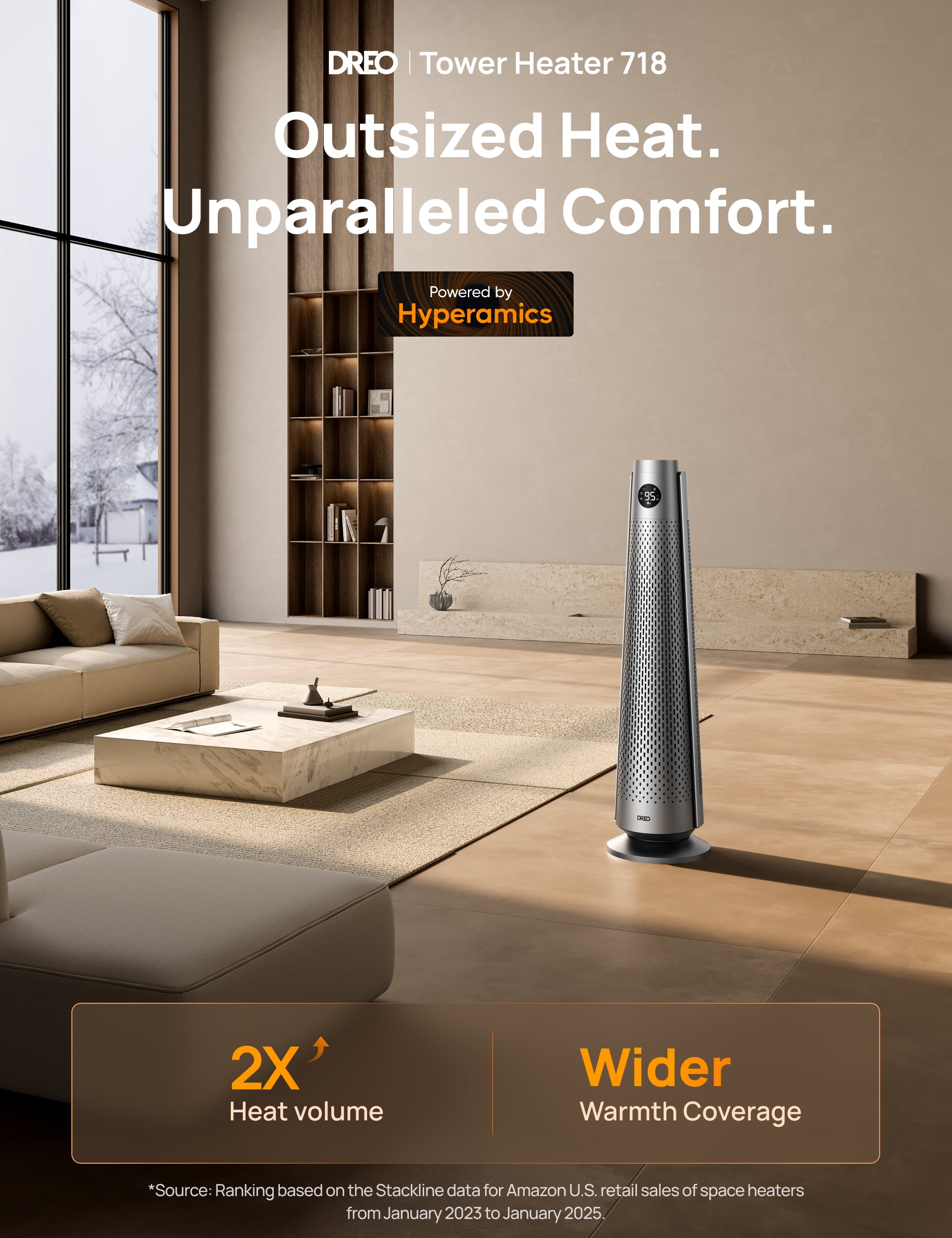 Tower Heater 718 & Smart Humidifier 735S 11L