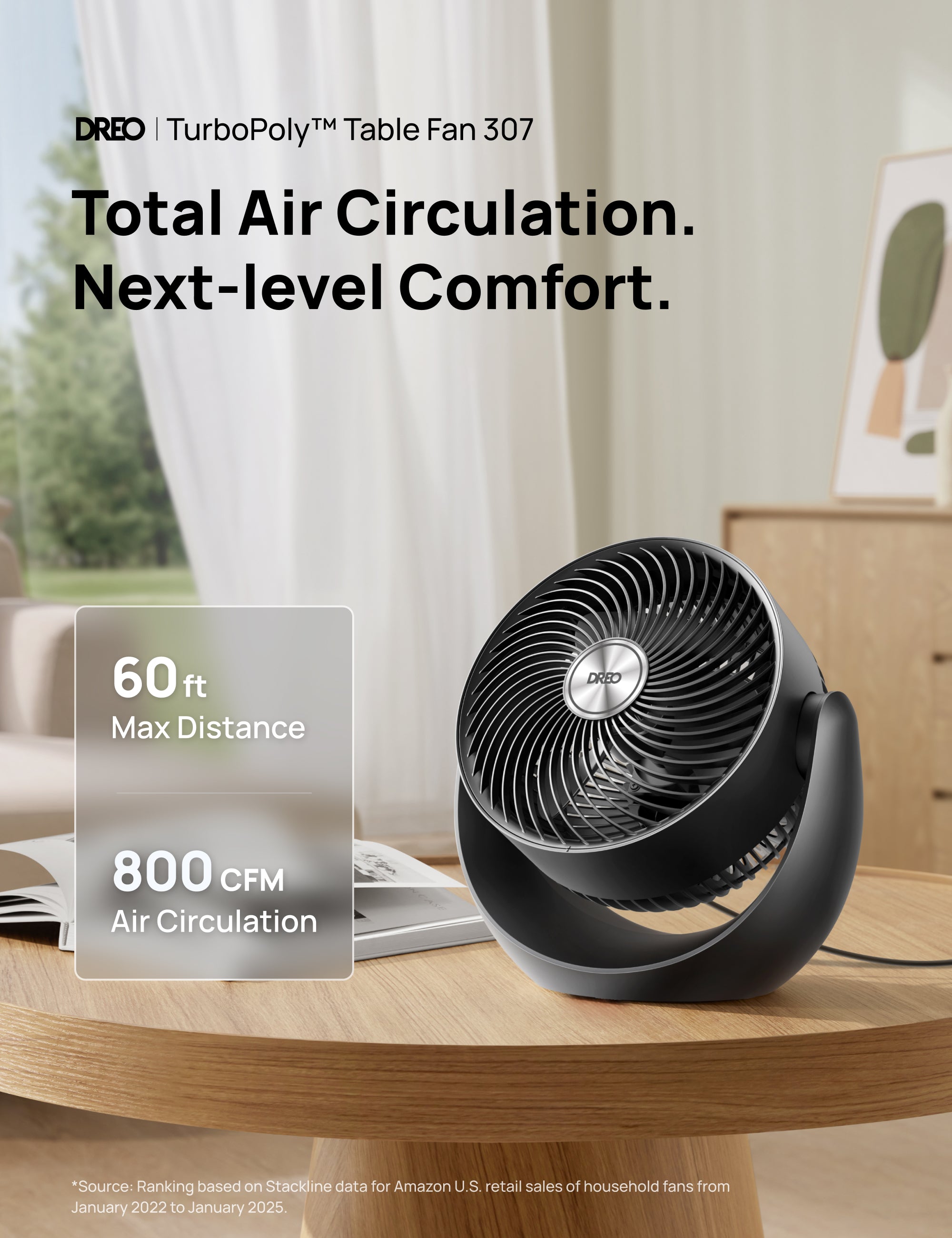 TurboPoly™ Table Fan 307