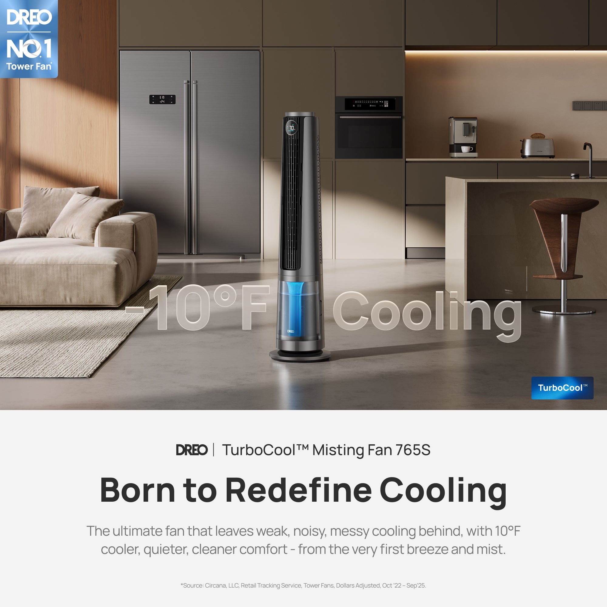 TurboCool™ Misting Fan 765S