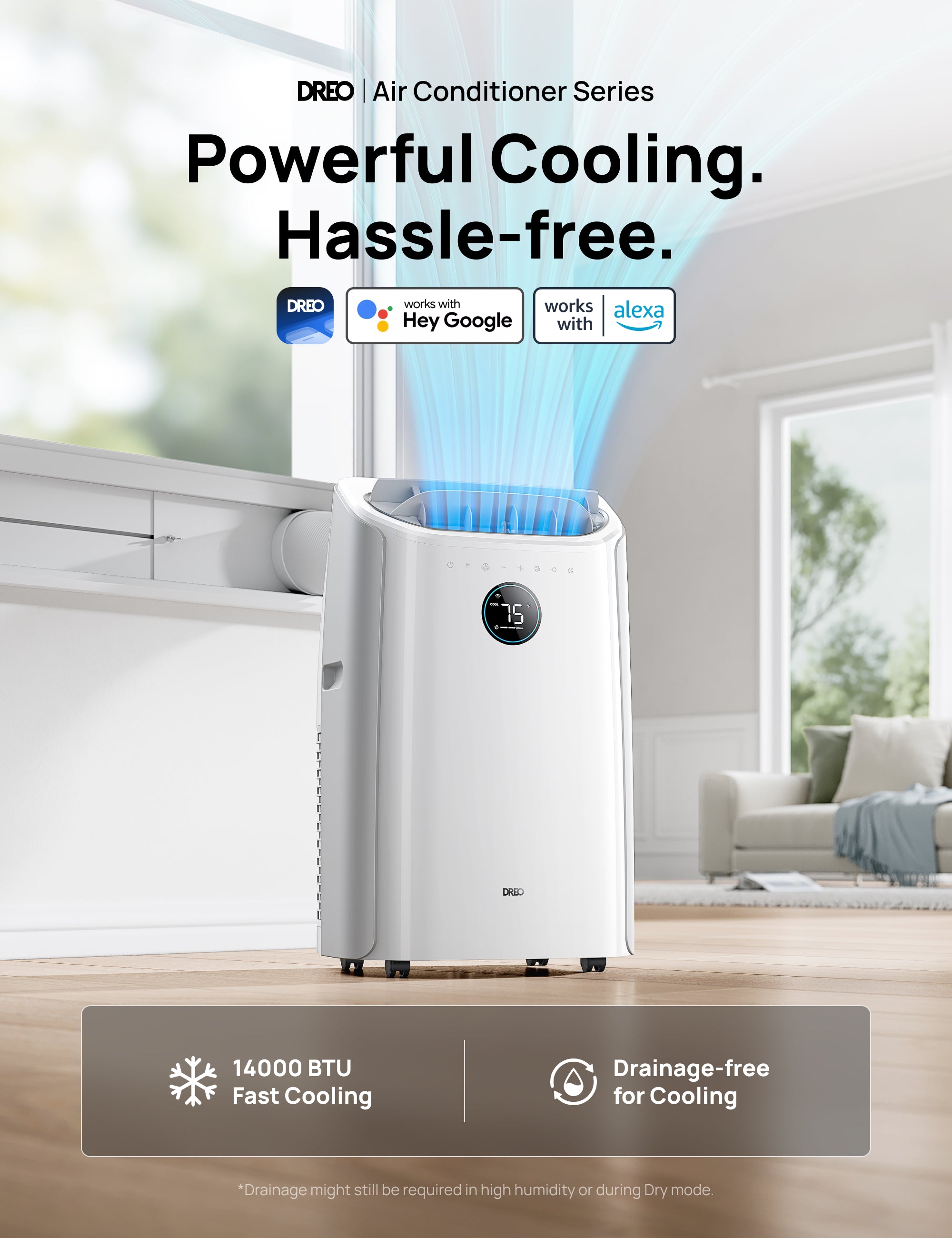 Powerful Cooling.
Hassle-free.