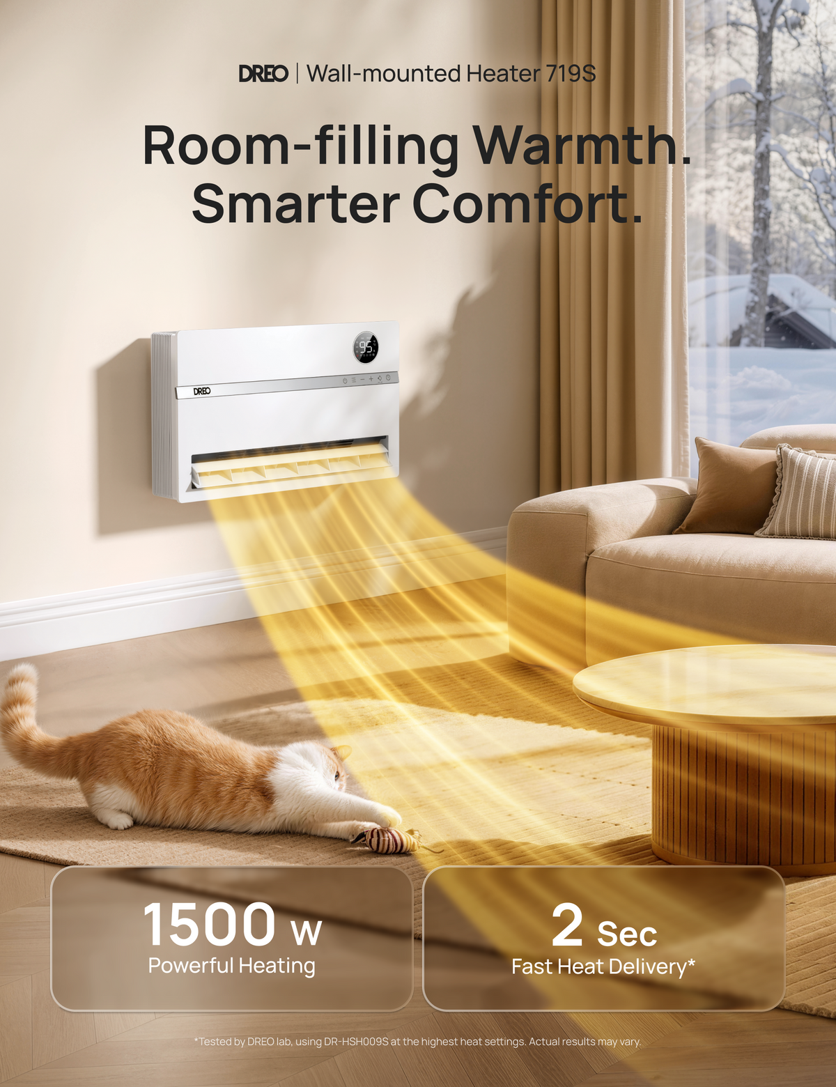 Smart Wall-Mounted Heater 719S & Smart Humidifier 755S 16L