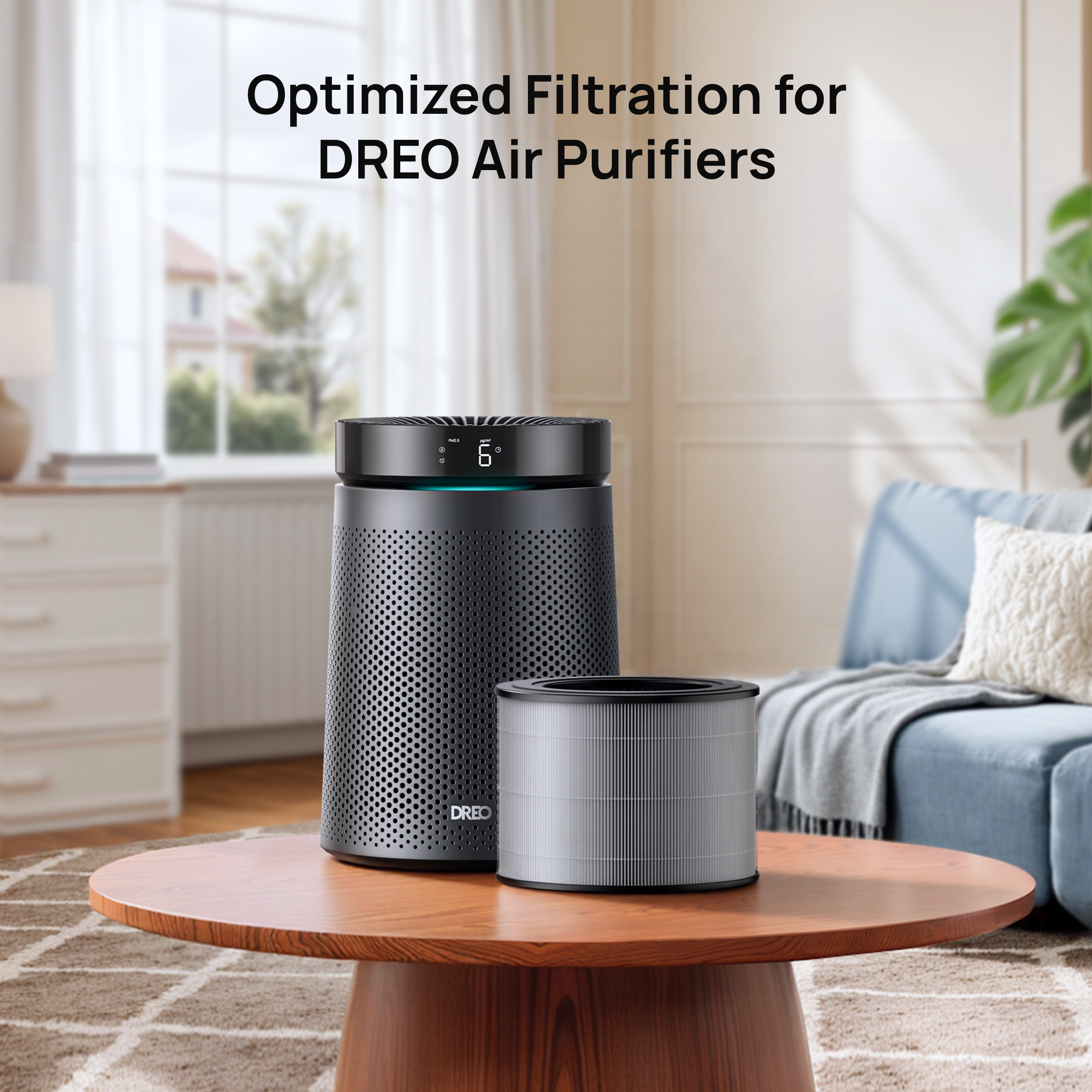 Air Purifier 3-in-1 HEPA Filter For 338