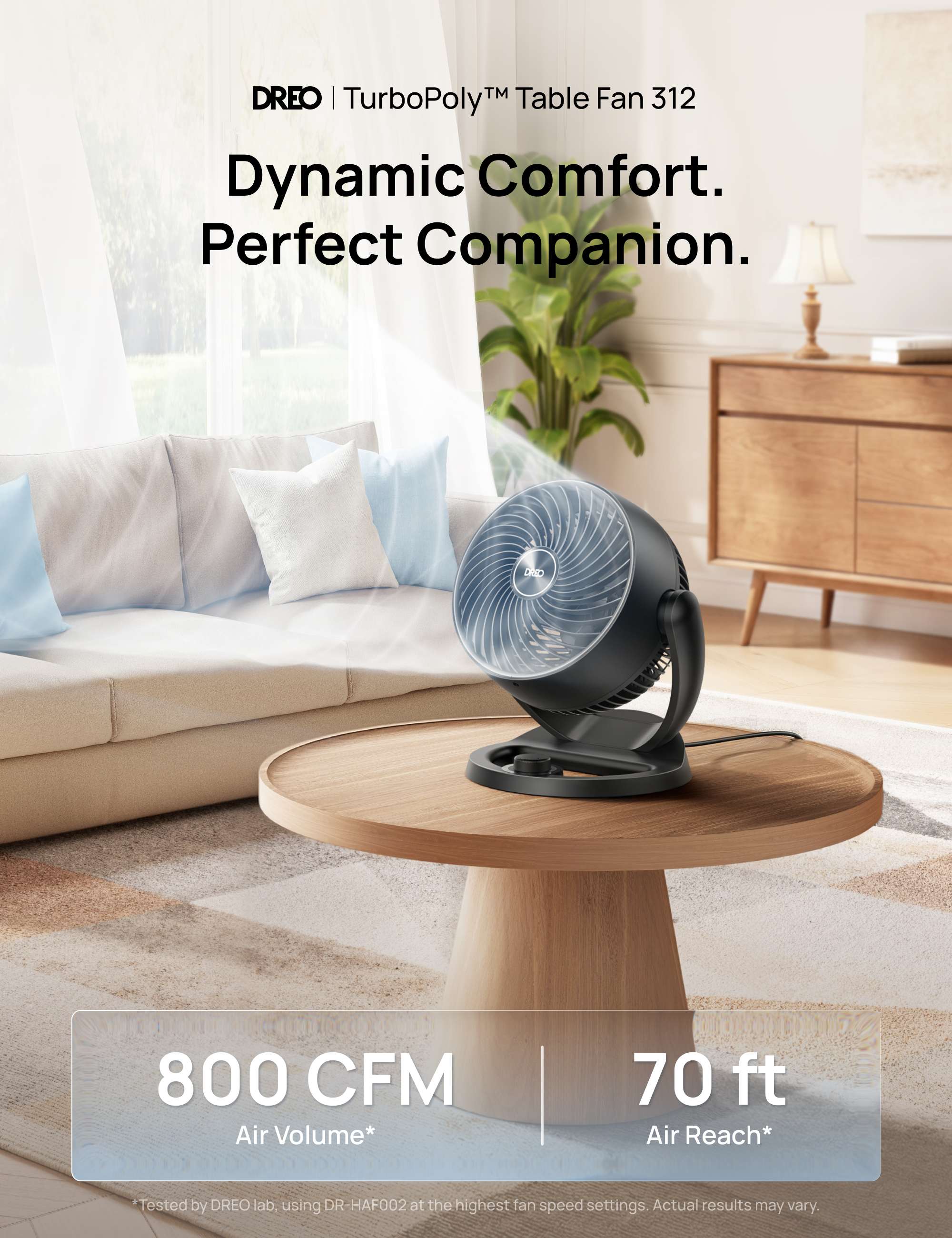 TurboPoly™ Table Fan 312