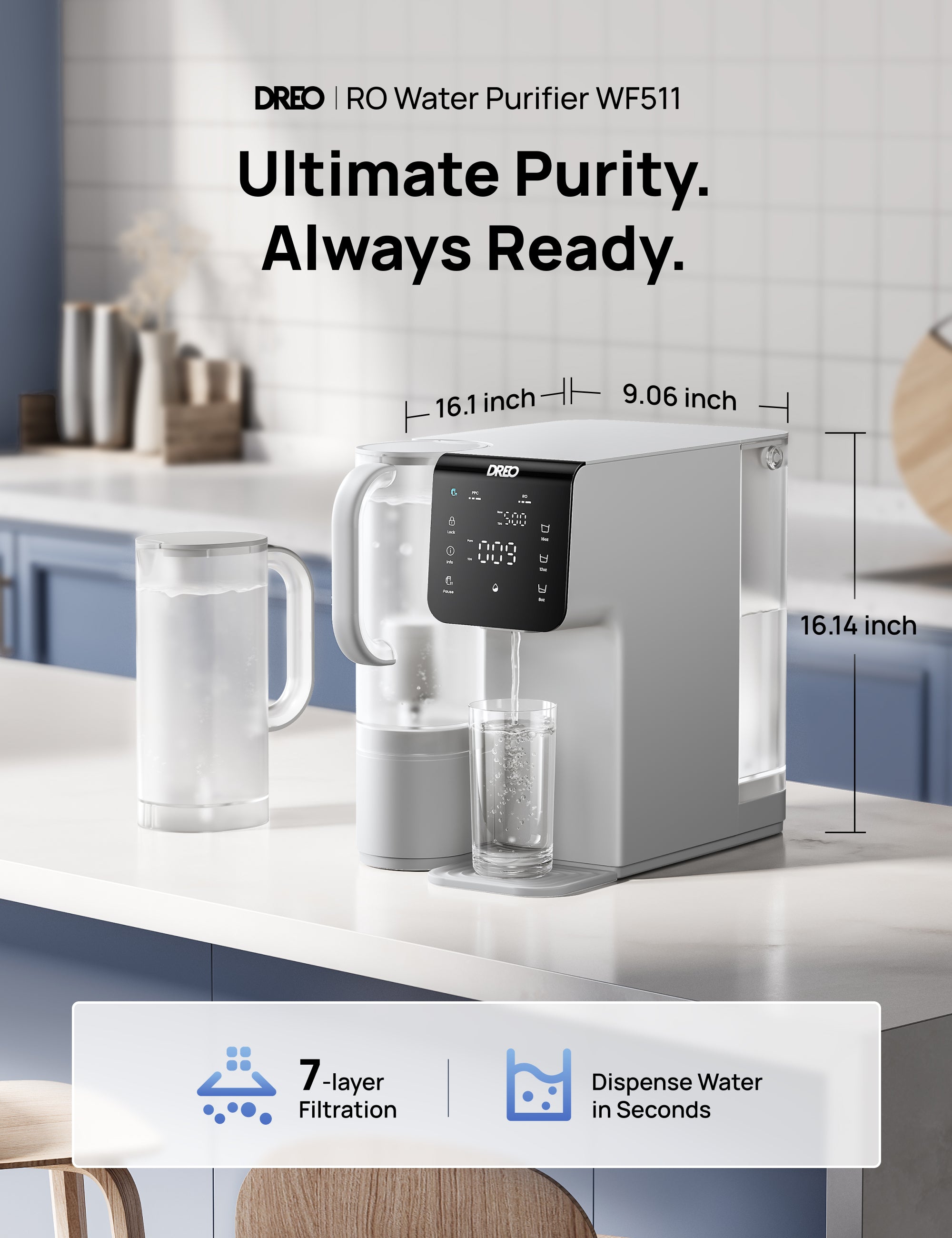 RO Countertop Water Filter WF511
