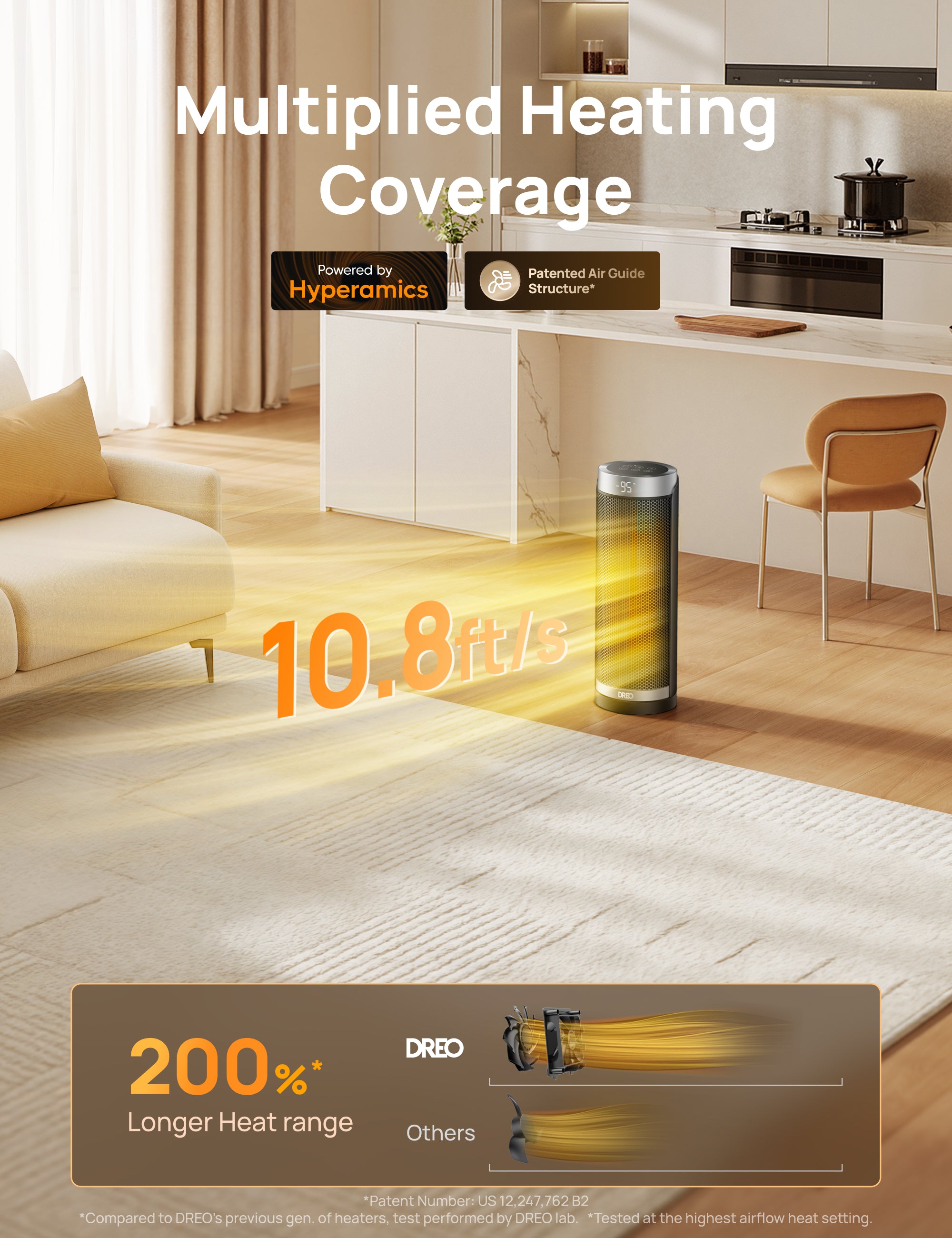Solaris Slim H3 Black Gold Space Heater