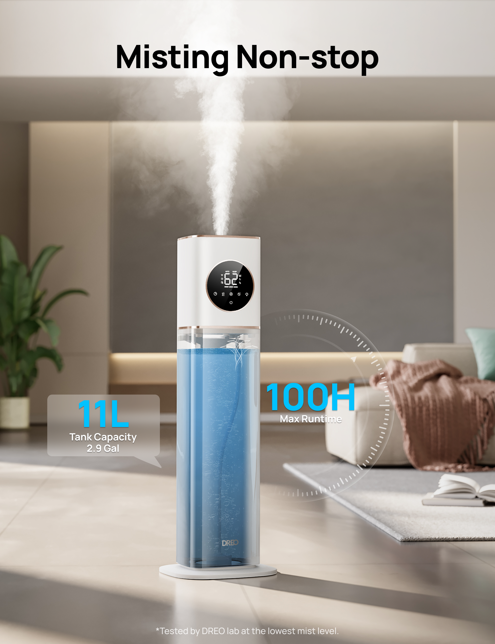 Smart Humidifier 735S with Inhibitor Cartridge