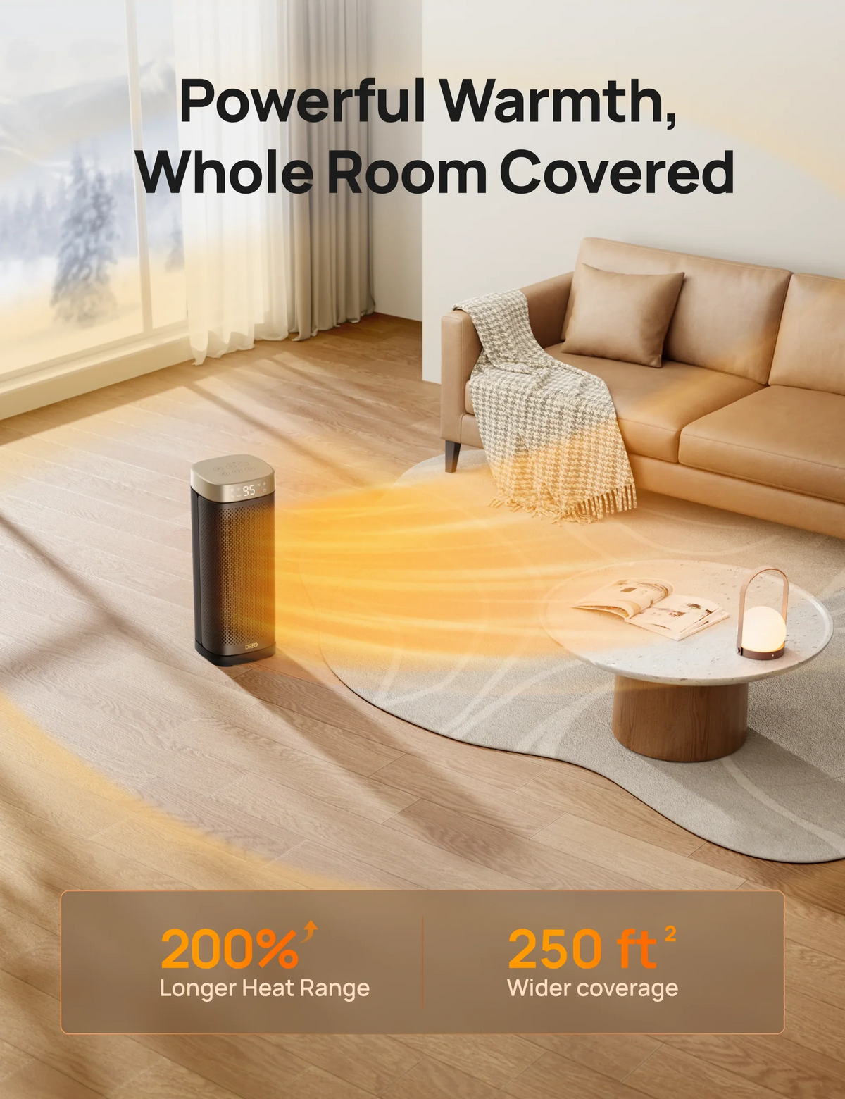 Space Heater Solaris Slim H2 (new) - DREO