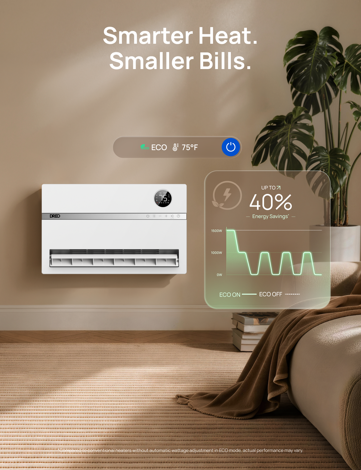 Smart Wall-Mounted Heater 719S & Smart Humidifier 755S 16L