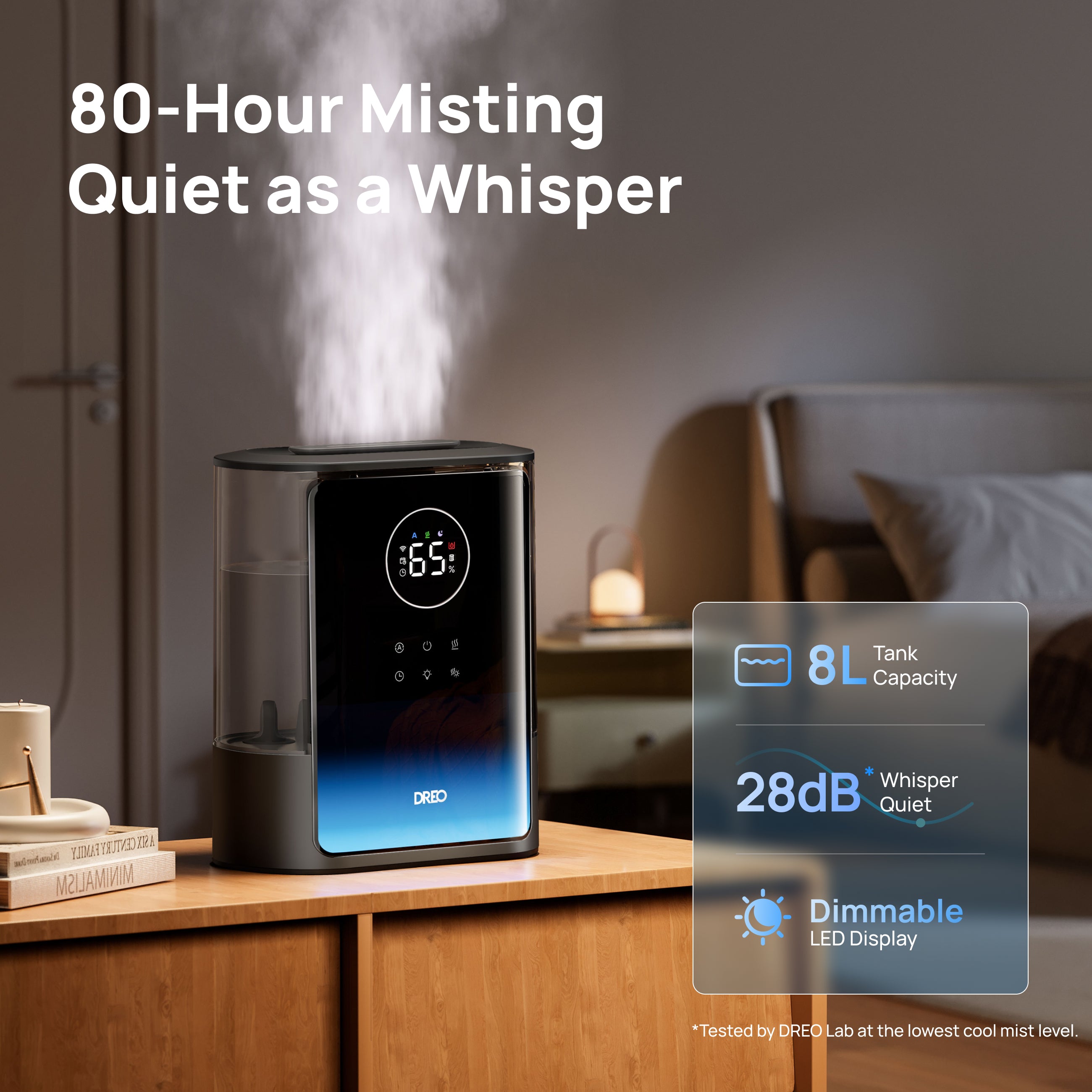 Smart Humidifier 717S 8L with Demineralization Cartridge